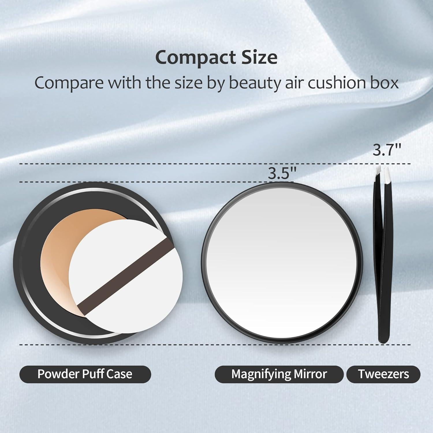 Espejo de Aumento 30X MIYADIVA Compacto con Ventosa 8.9cm