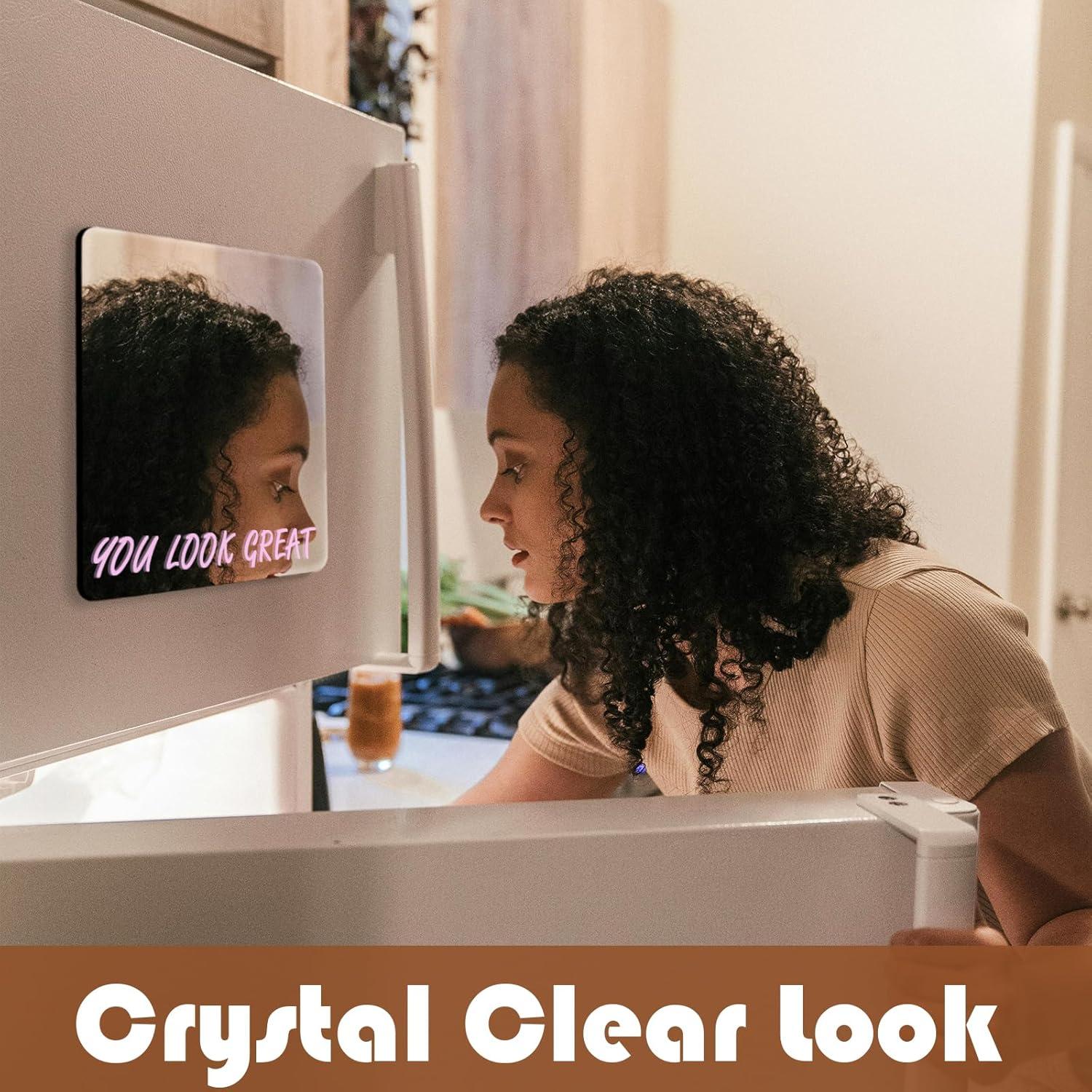 Espejo Magnético AZEZO 17.78x15.24cm Sin Marco para Taquillas