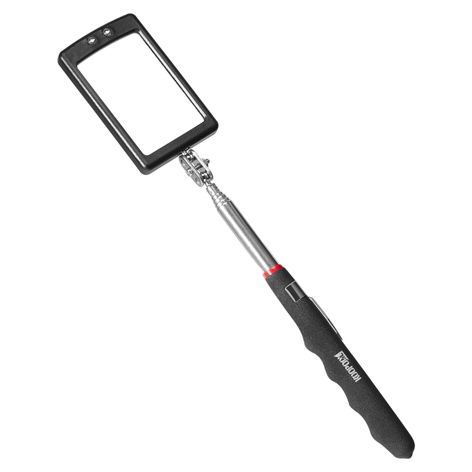 Espejo de Inspección Telescópico LED KOOPOOL 86 cm con Luz