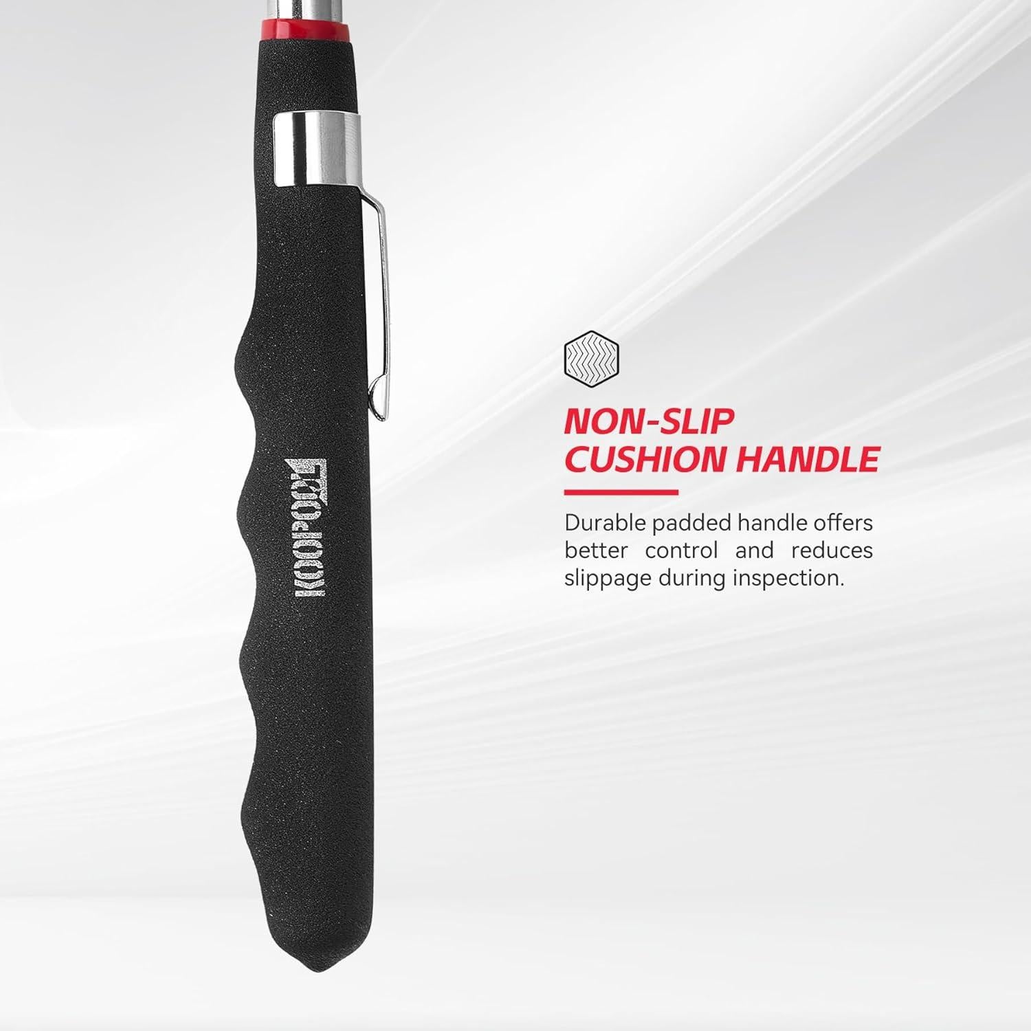 Espejo de Inspección Telescópico LED KOOPOOL 86 cm con Luz