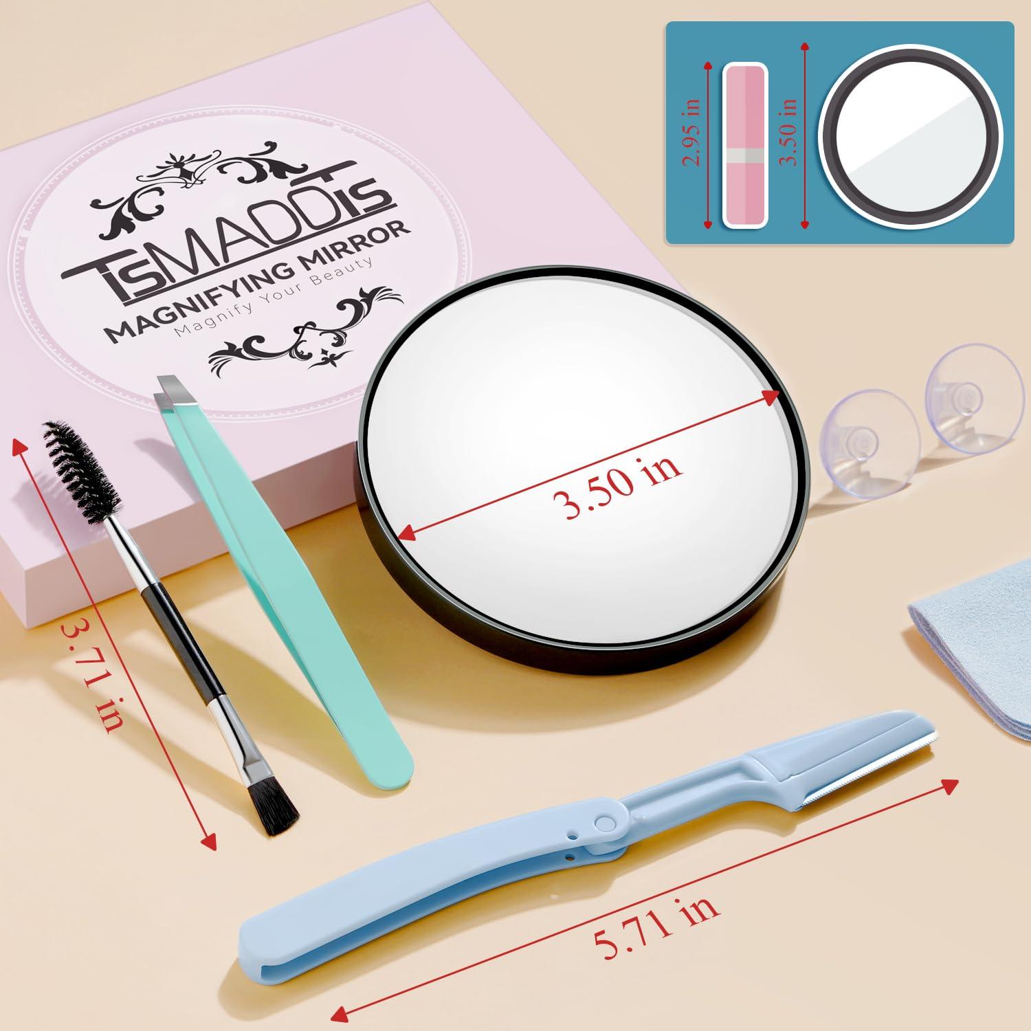 Kit Espejo Aumento 30X TsMADDTs con Pinzas y Ventosas