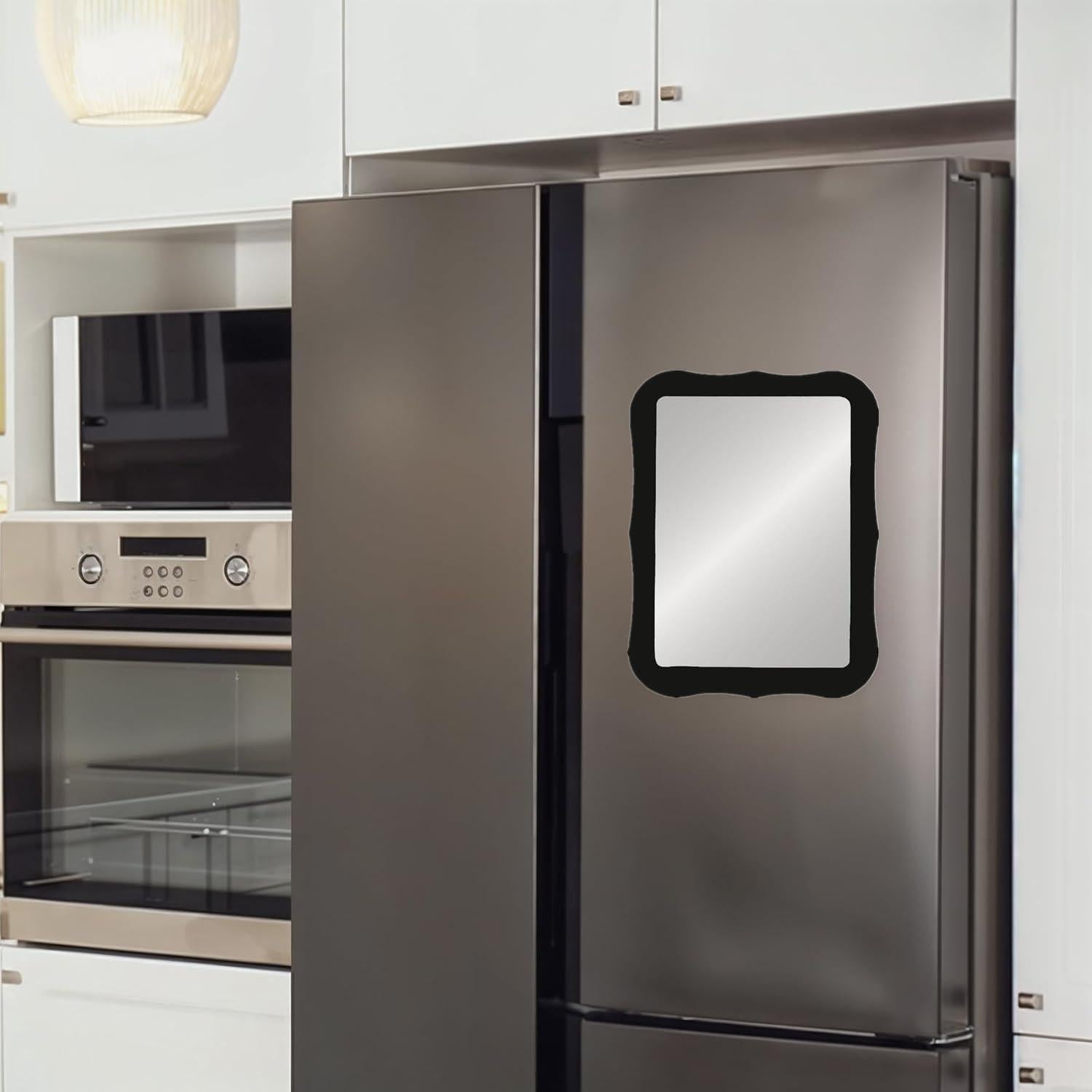 Espejo Magnético MIHAGUTY 12.7x17.8 cm Vidrio Real Negro