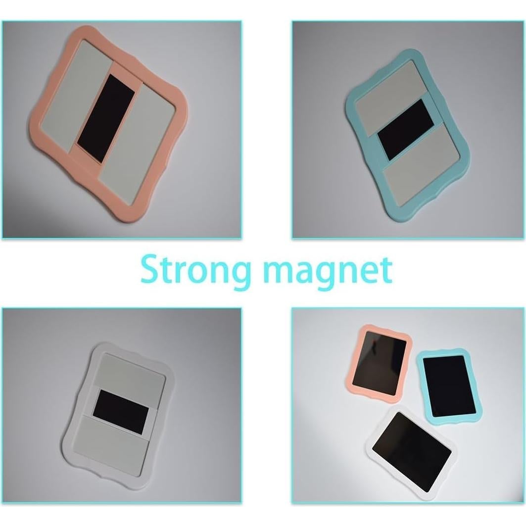 Espejo Magnético MIHAGUTY 12.7x17.8 cm Vidrio Real Negro