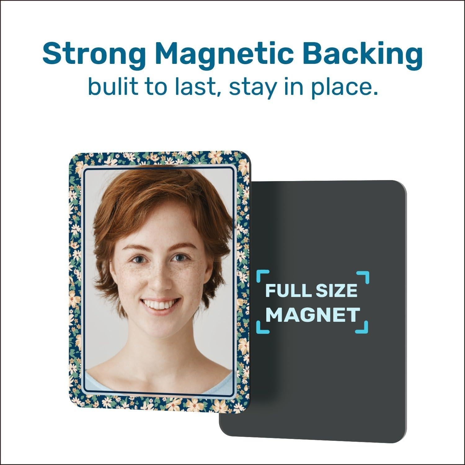 Espejo Magnético COXLORGB 12.7x17.8 cm Floral para Taquilla