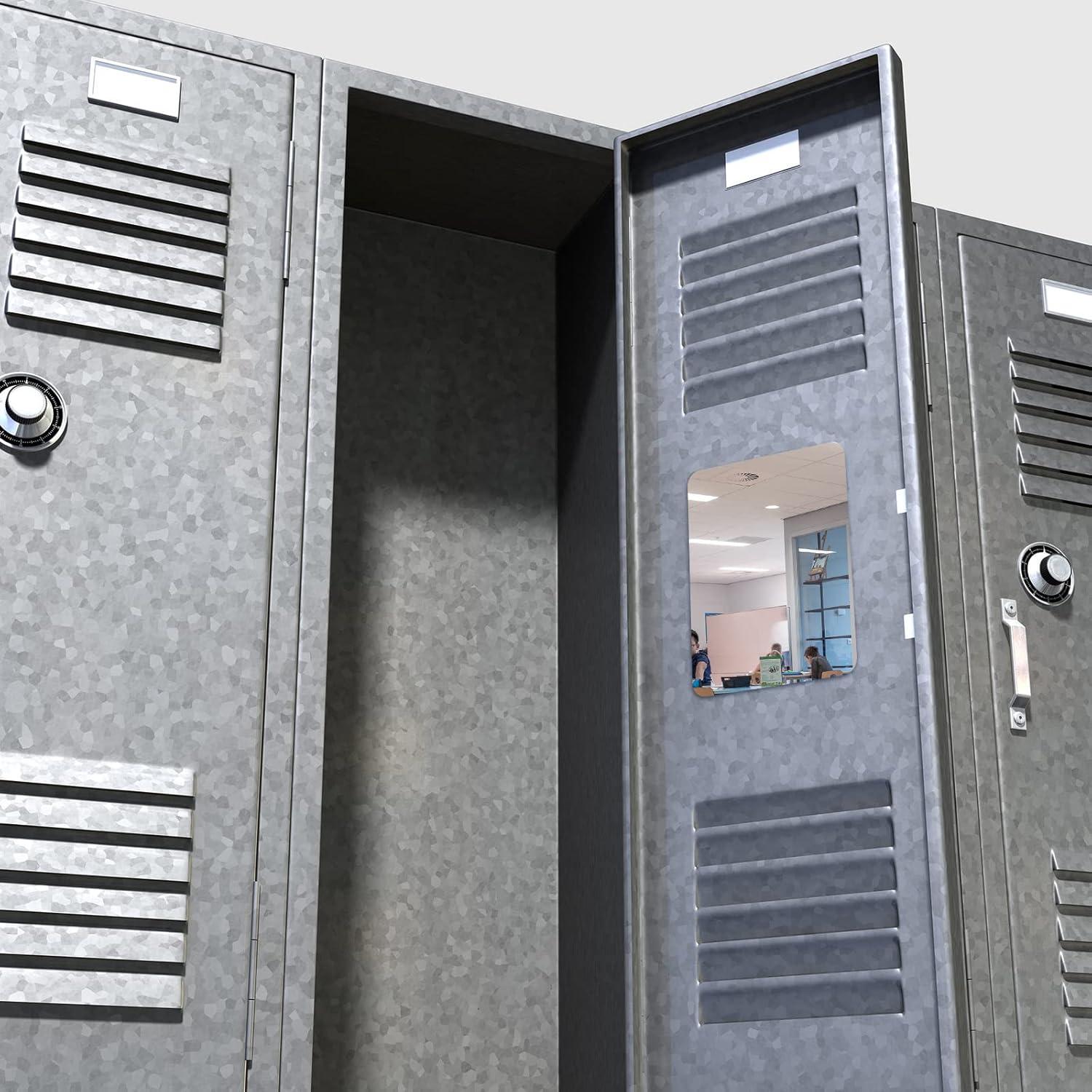 Espejo Magnético Blulu 2 Pcs Vidrio Rectangular 10x15 cm