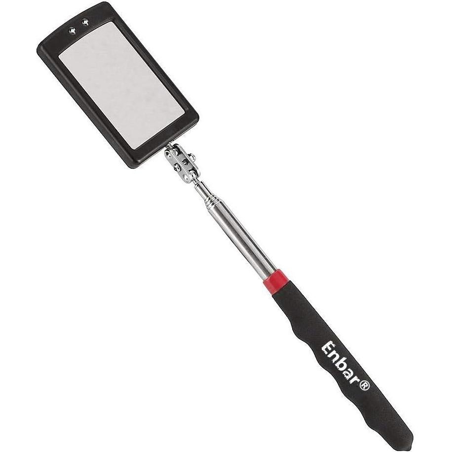 Espejo de Inspección Telescópico Enbar con Luz LED 34"