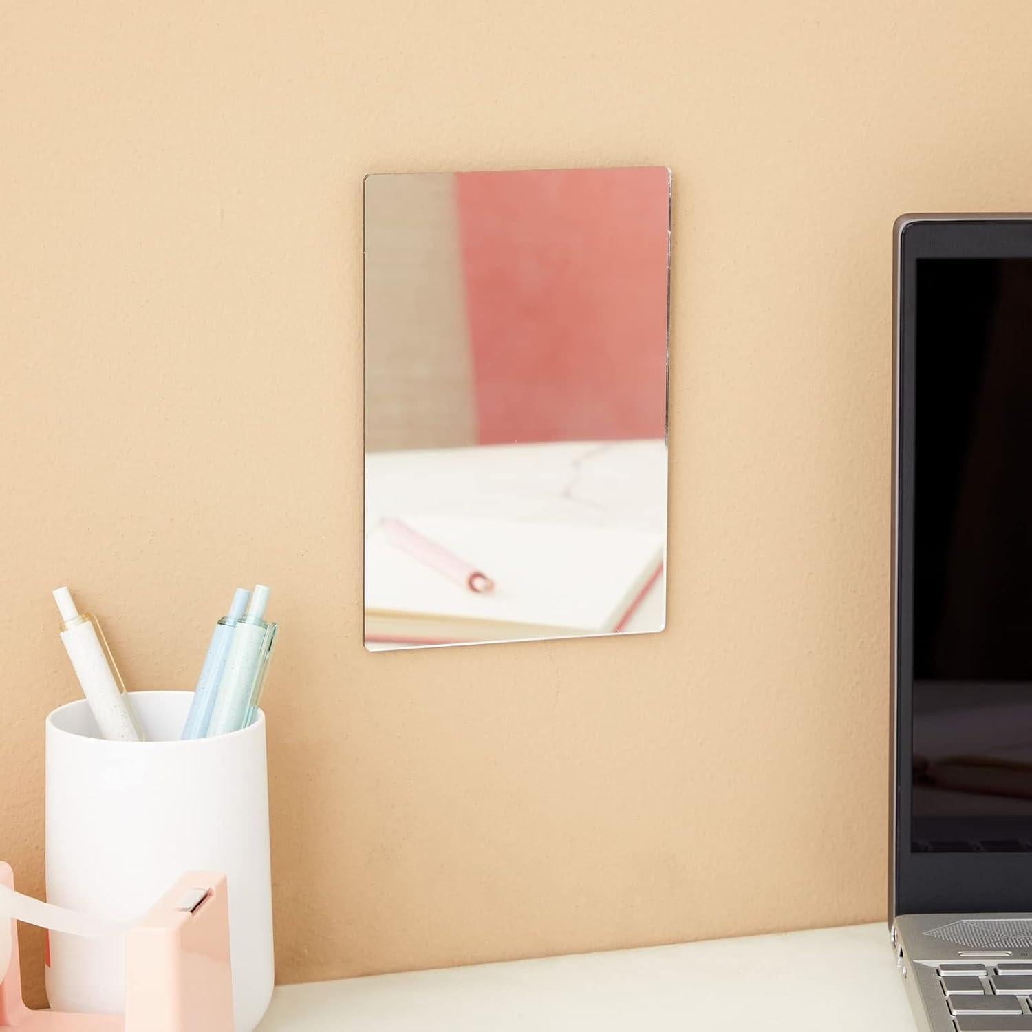 Espejo Magnético Juvale Rectangular 10x15 cm Set de 2