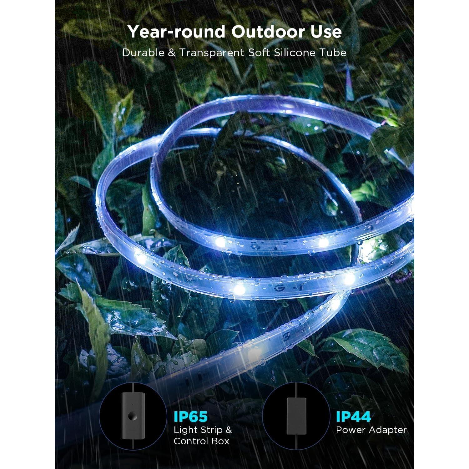 Luces LED de tira exterior Govee 30m RGBIC impermeables