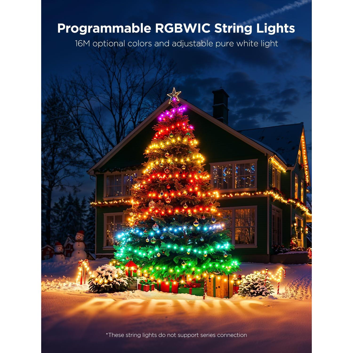 Luces de Navidad Govee 30.18m LED RGBWIC 300 LEDs Control APP