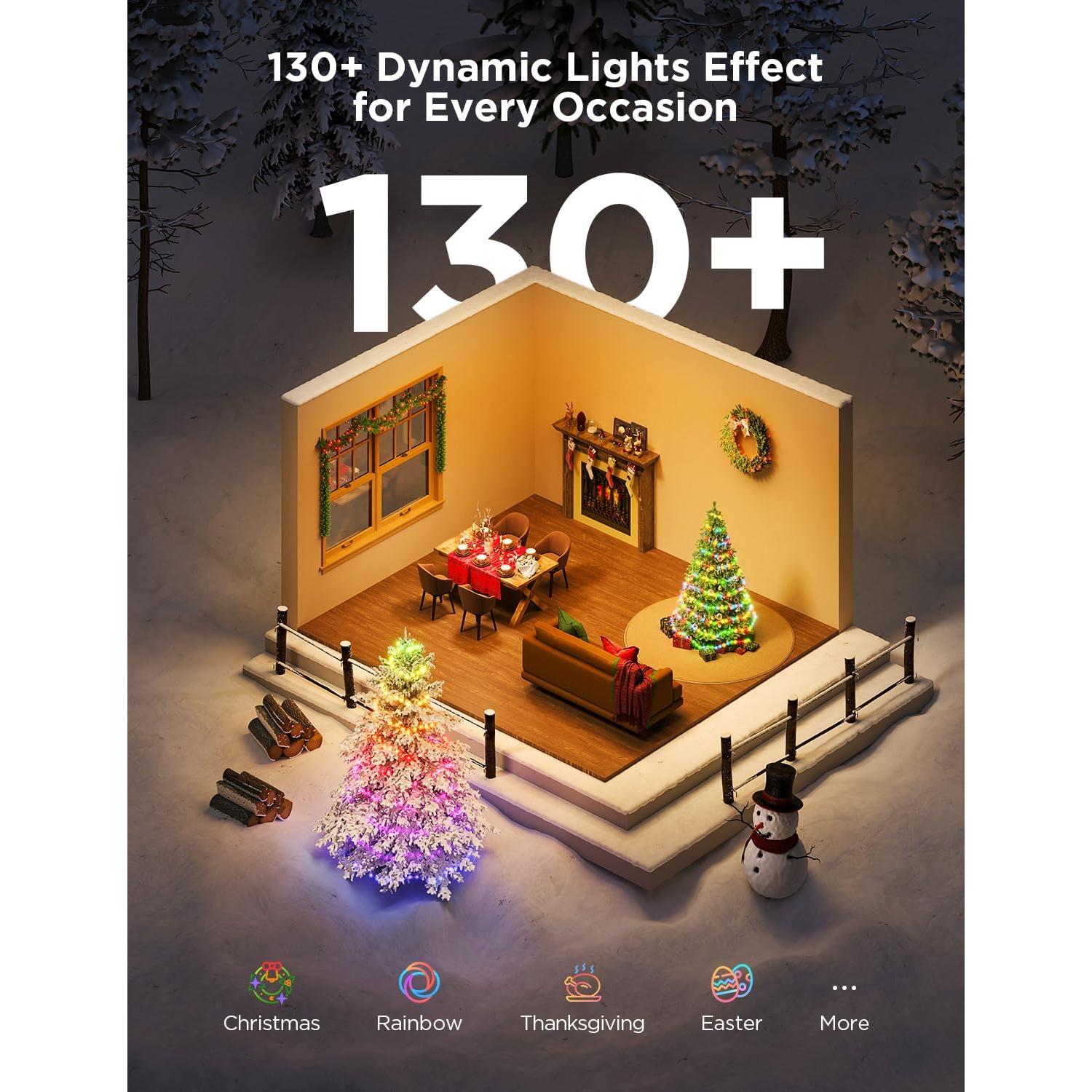 Luces de Navidad Govee 30.18m LED RGBWIC 300 LEDs Control APP