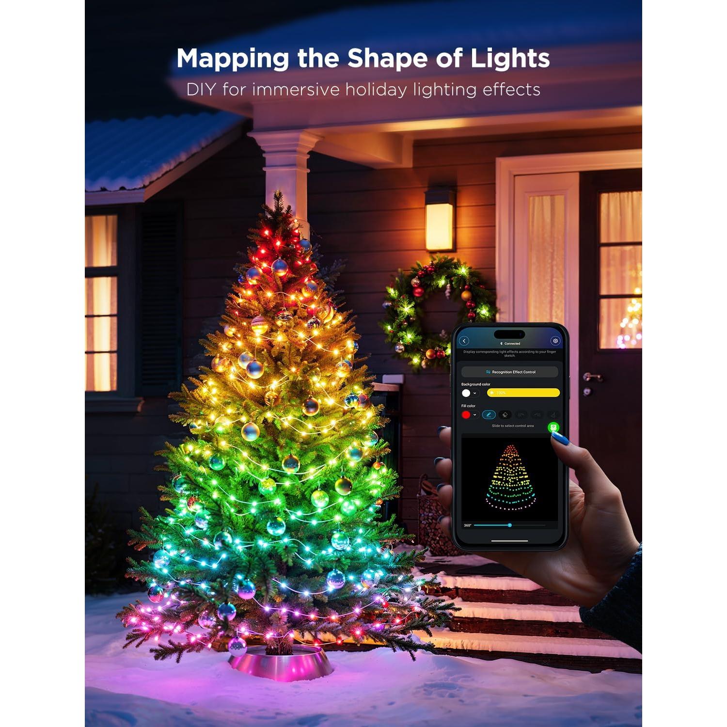 Luces de Navidad Govee 30.18m LED RGBWIC 300 LEDs Control APP