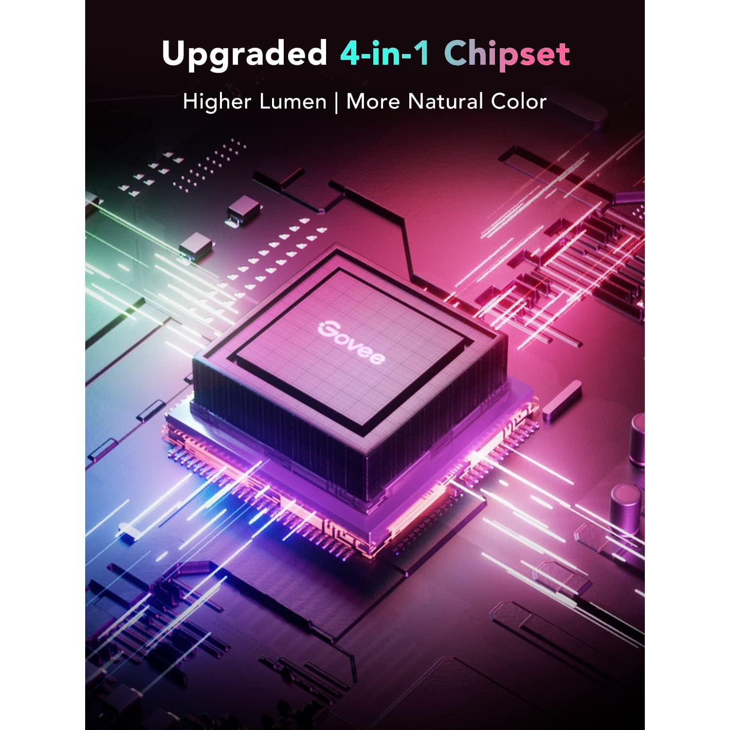 Govee Tira LED RGBIC 20m con Blanco Cálido y Control App