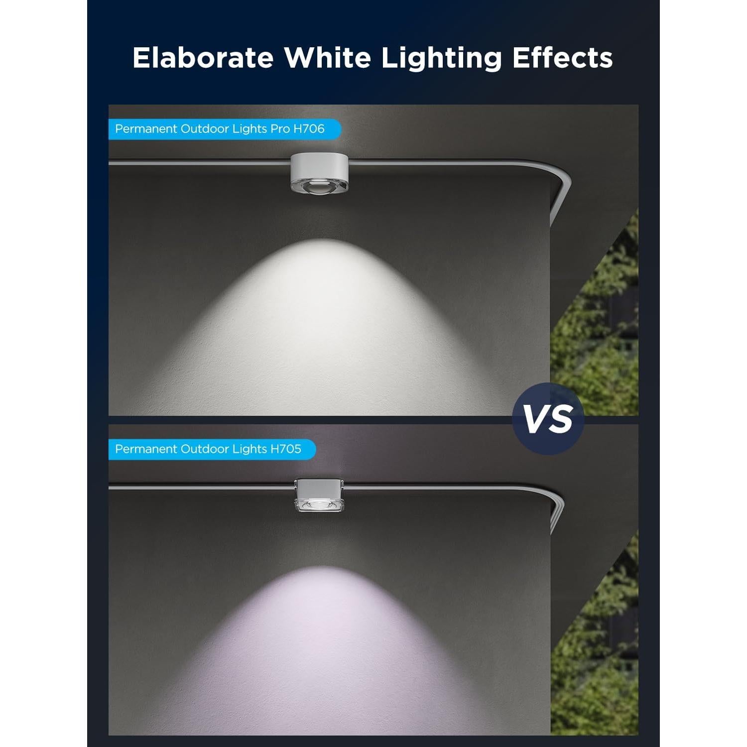 Luces Permanentes Govee Pro 200ft RGBIC IP67 para Exterior