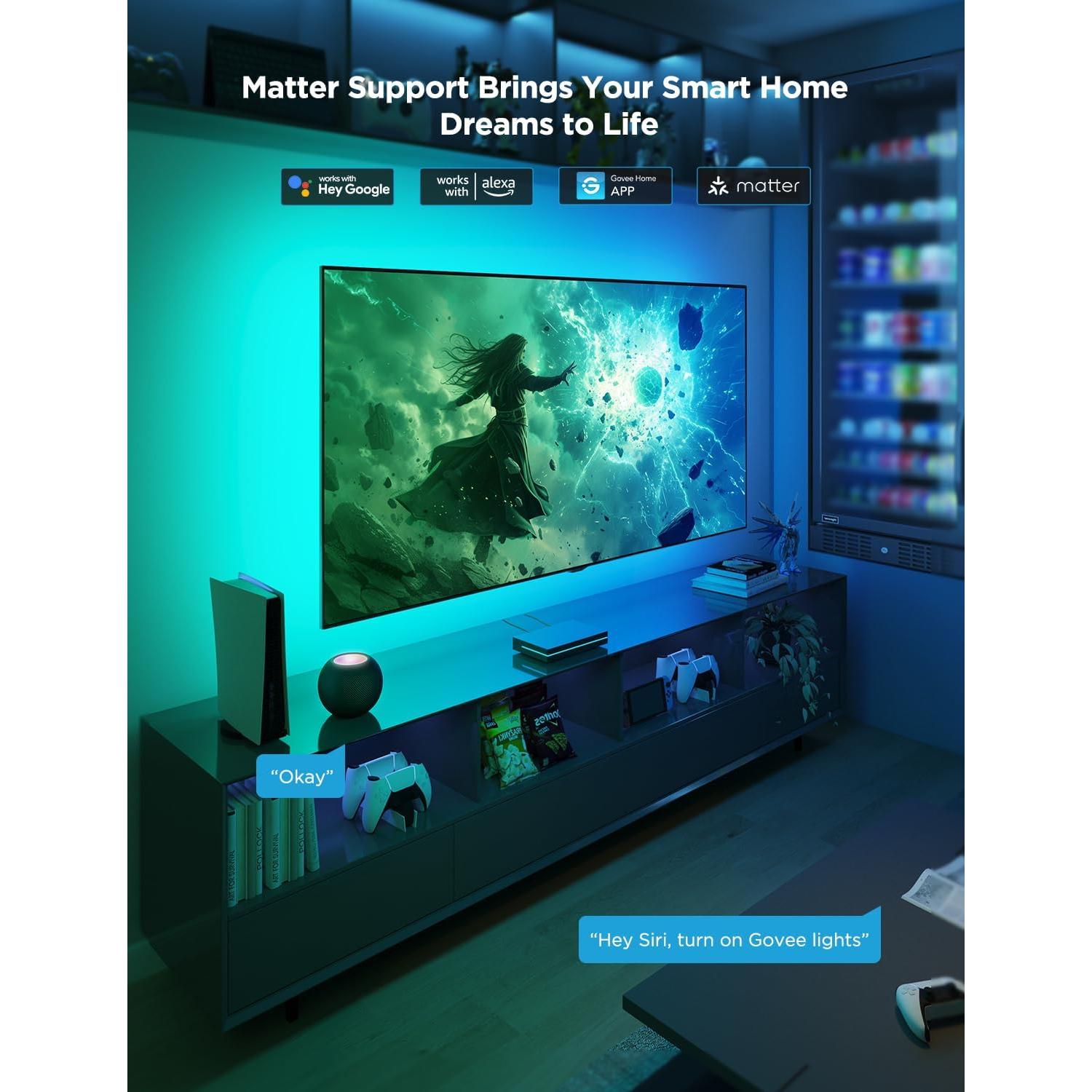 Govee Caja de Sincronización HDMI 2.1 AI con Luz LED 5m