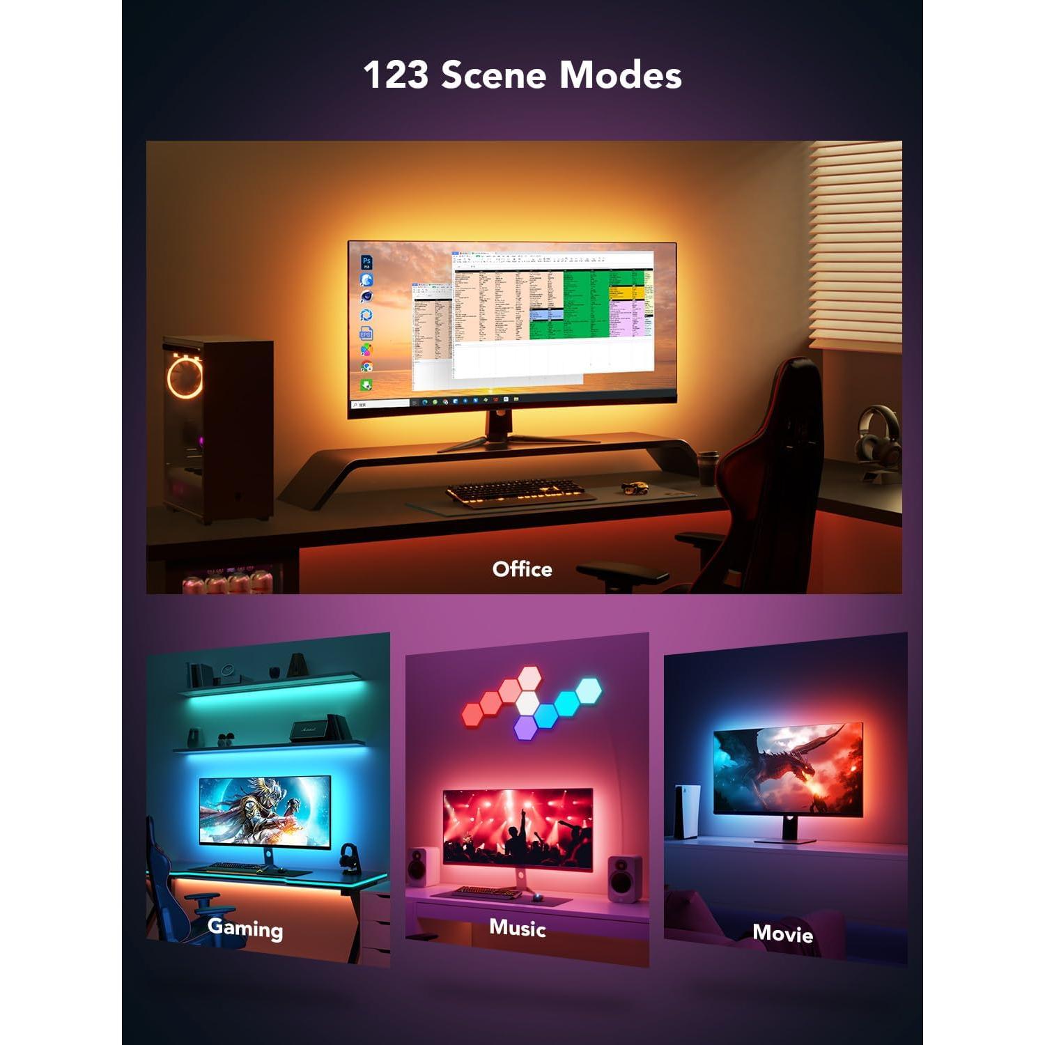 Govee Luz de Juego H6609 RGBIC para Monitores 27-34"