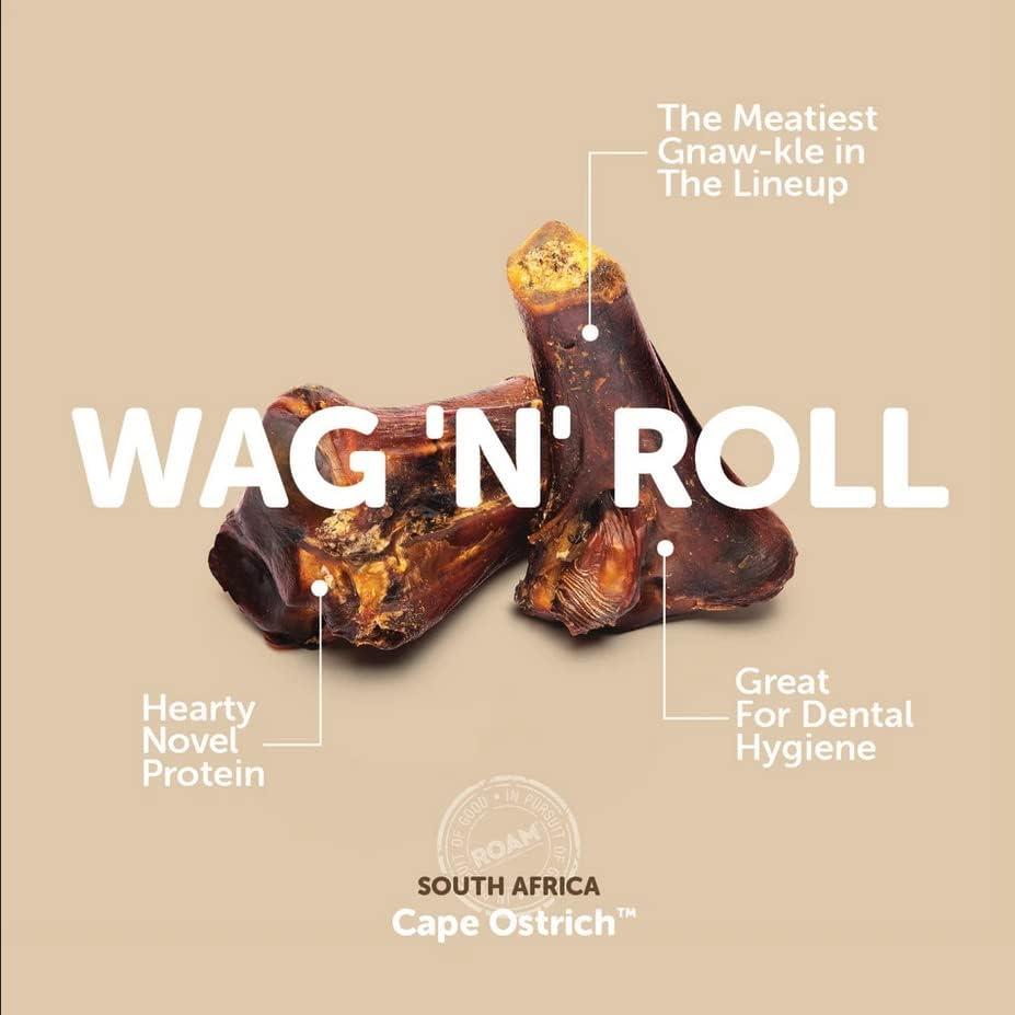 Golosinas Masticables para Perros ROAM Avestruz 2 Unidades