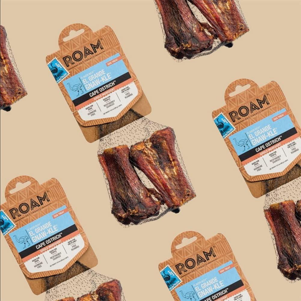 Golosinas Masticables para Perros ROAM Avestruz 2 Unidades