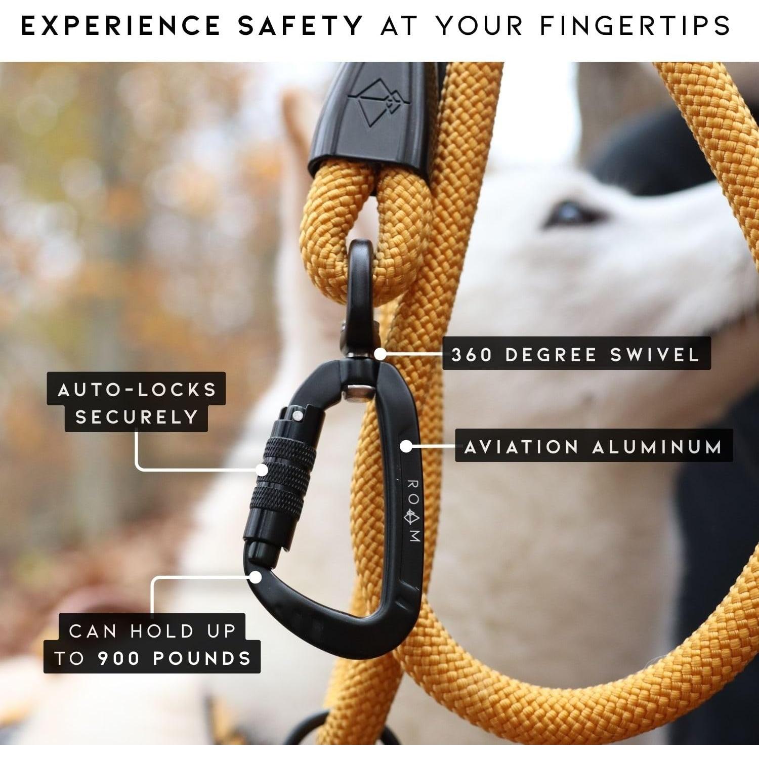 Correa de Escalada MADE TO ROAM 1.83m Oregon Haze con Mosquetón