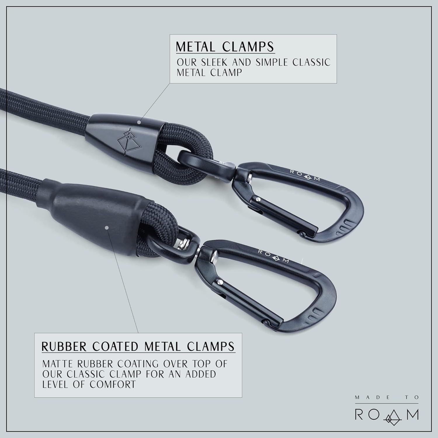 Correa para Perros Made to Roam 1.83m Nylon Suave Aluminio