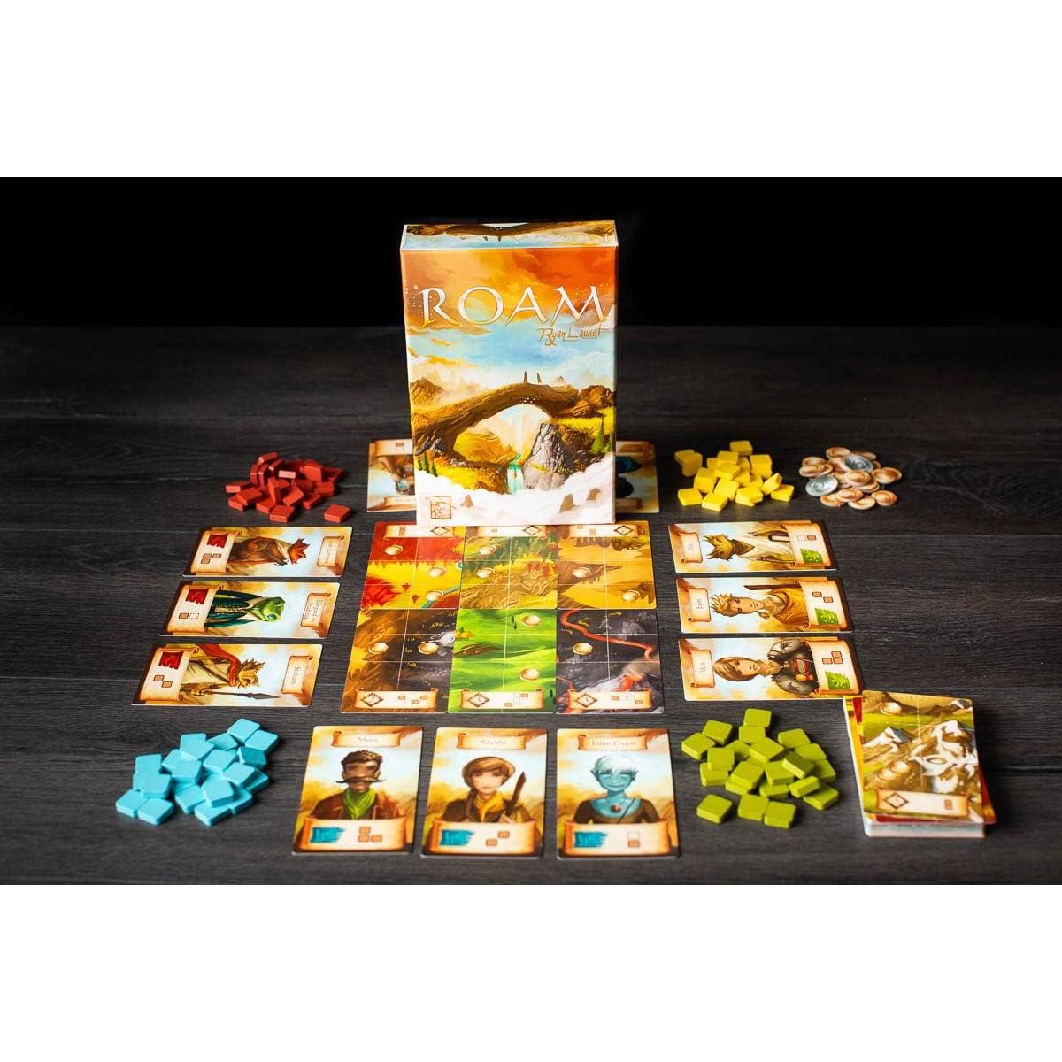 Red Raven Games, Roam - Strategy Roleplaying Game - for 2 to 4 Players, Ages 14+