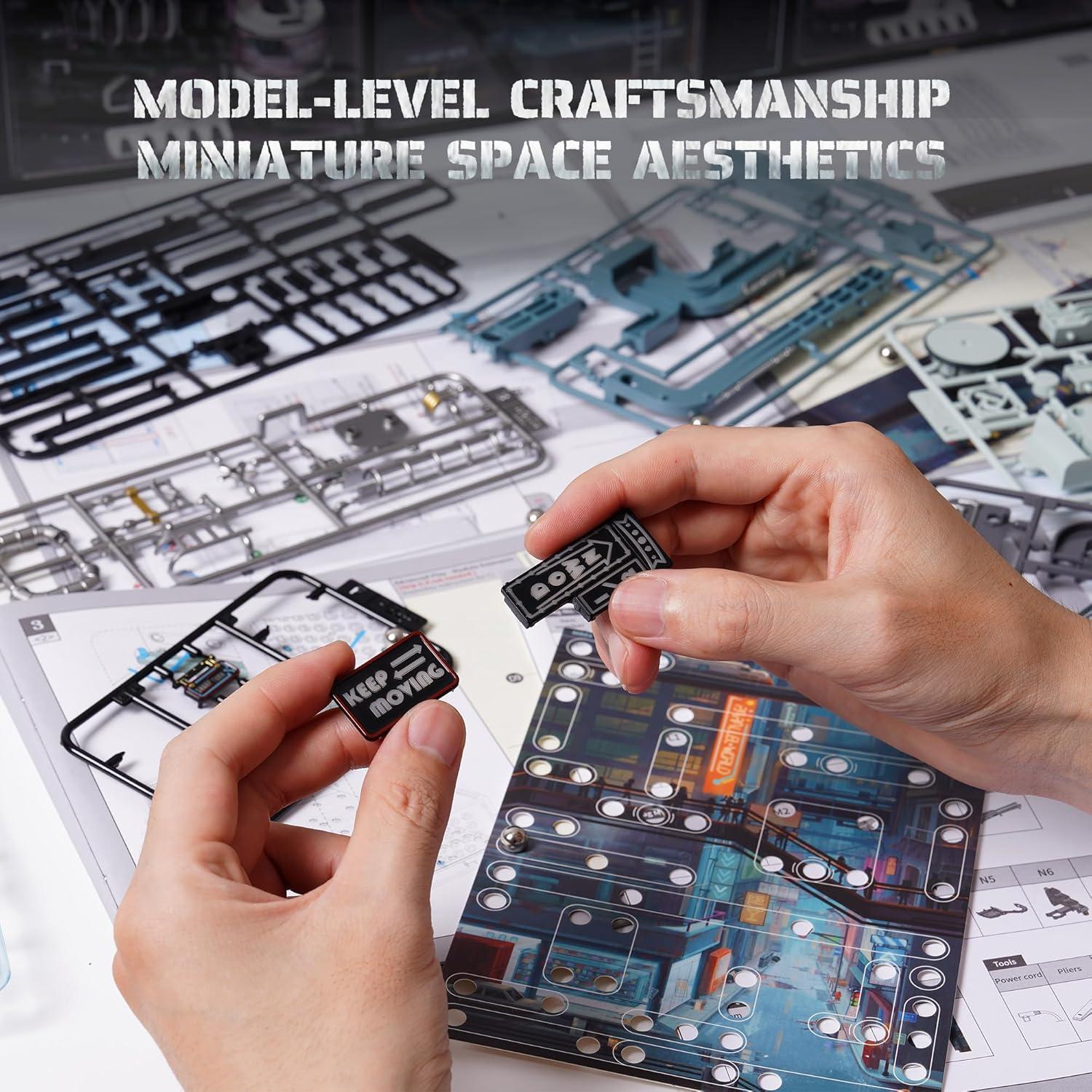 ROKR MR01S Rompecabezas 3D de Canicas - 130 Piezas DIY