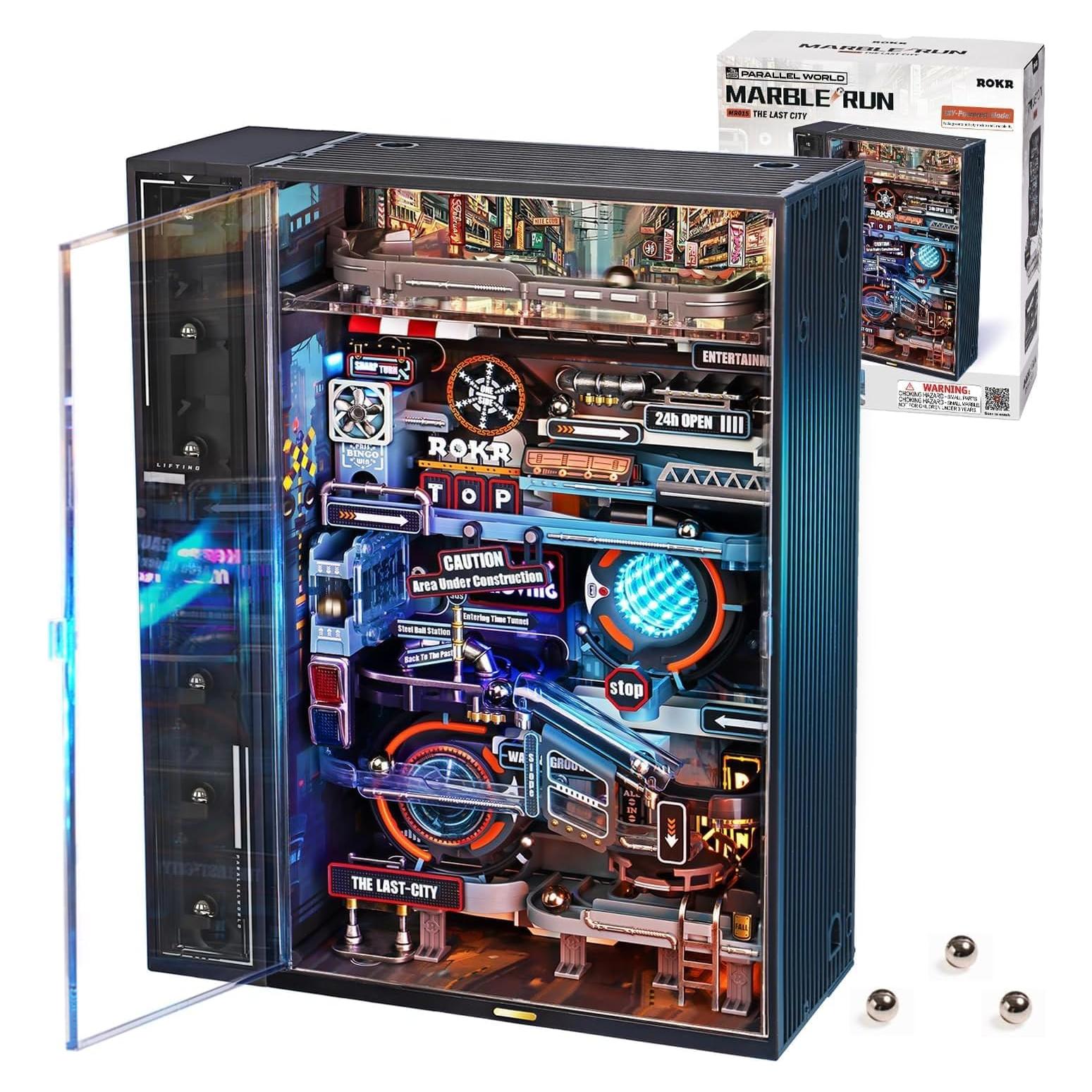 ROKR Kit de Construcción de Pista de Canicas JP-MR 1.42 kg