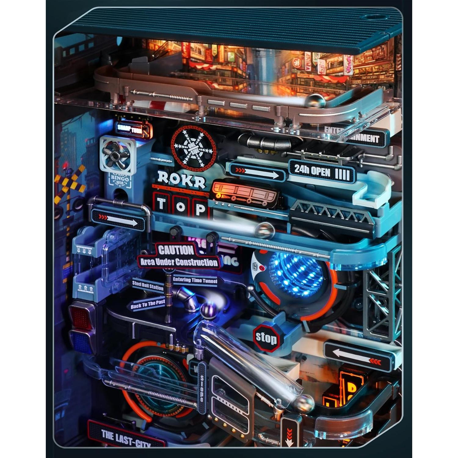 ROKR Kit de Construcción de Pista de Canicas JP-MR 1.42 kg