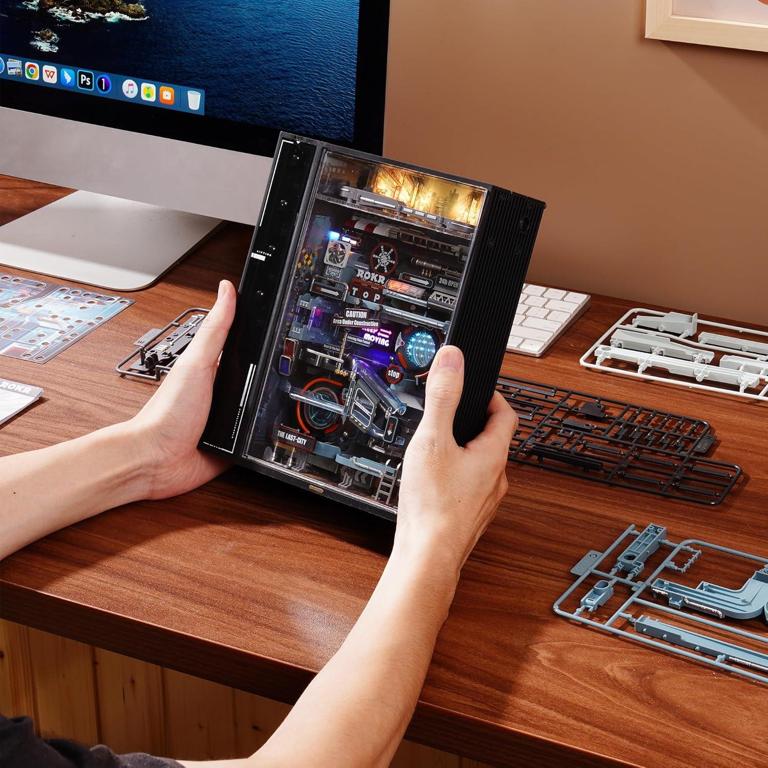 ROKR Kit de Carrera de Canicas 2 en 1 MR01S MR02S 3D