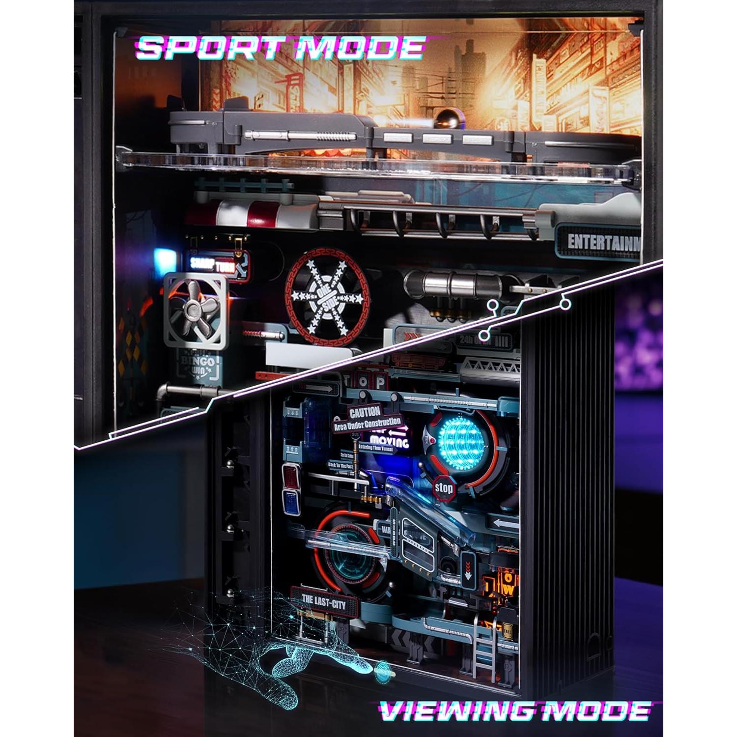 Kit de Puzzles 3D Carrera de Canicas Eléctrica Wowood 187 Piezas