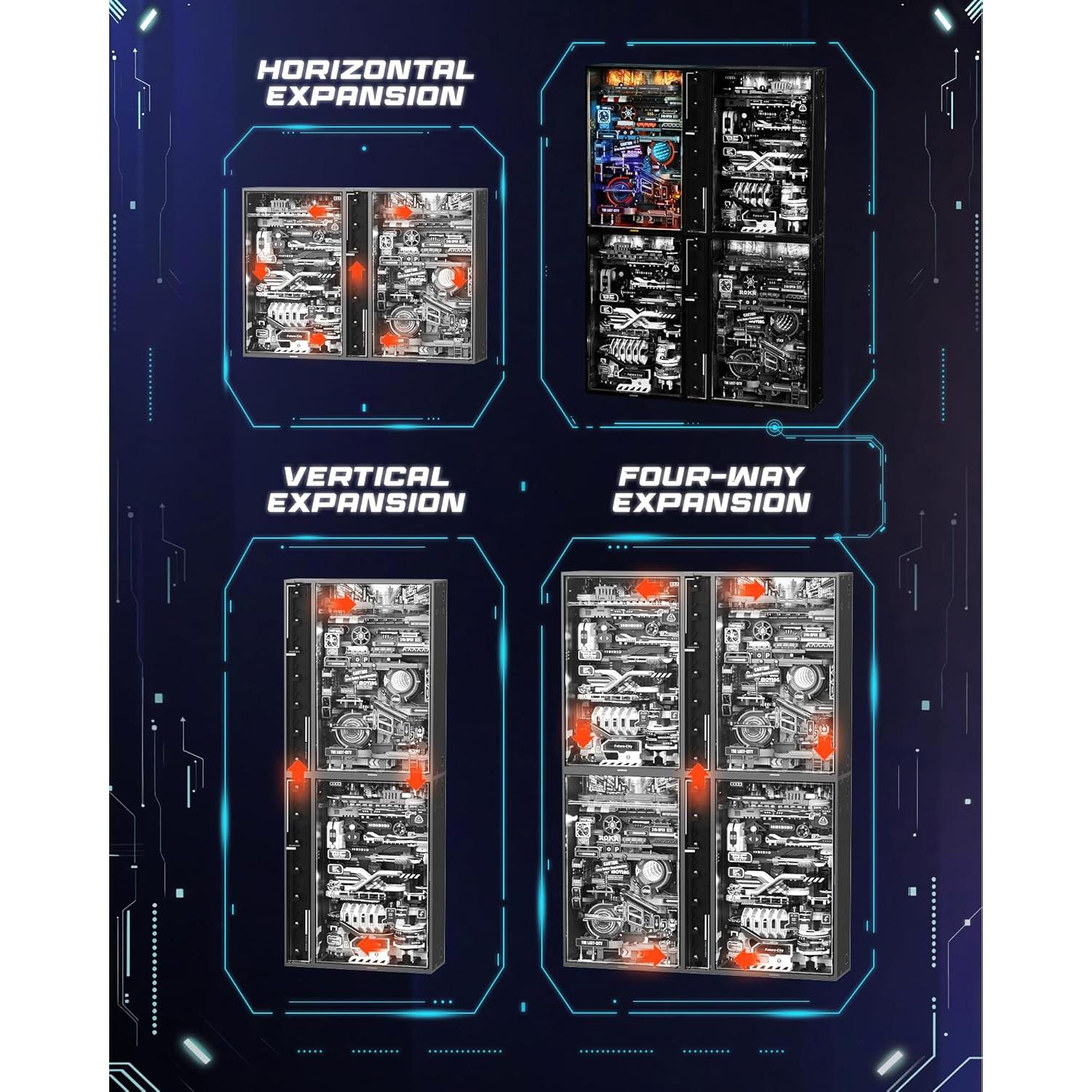 Kit de Puzzles 3D Carrera de Canicas Eléctrica Wowood 187 Piezas