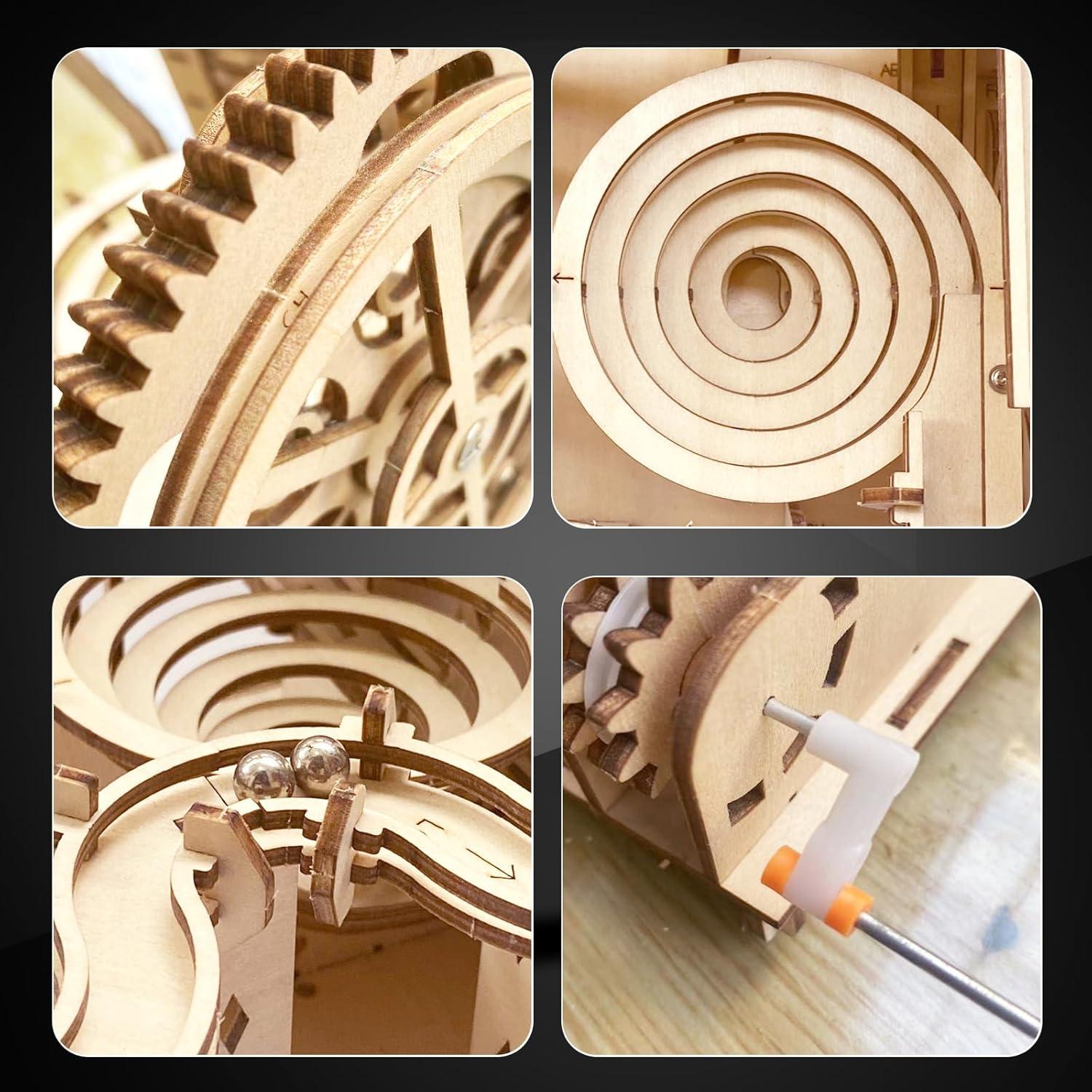 Rompecabezas 3D de Madera JGM con Canica - 30.6x23.3cm