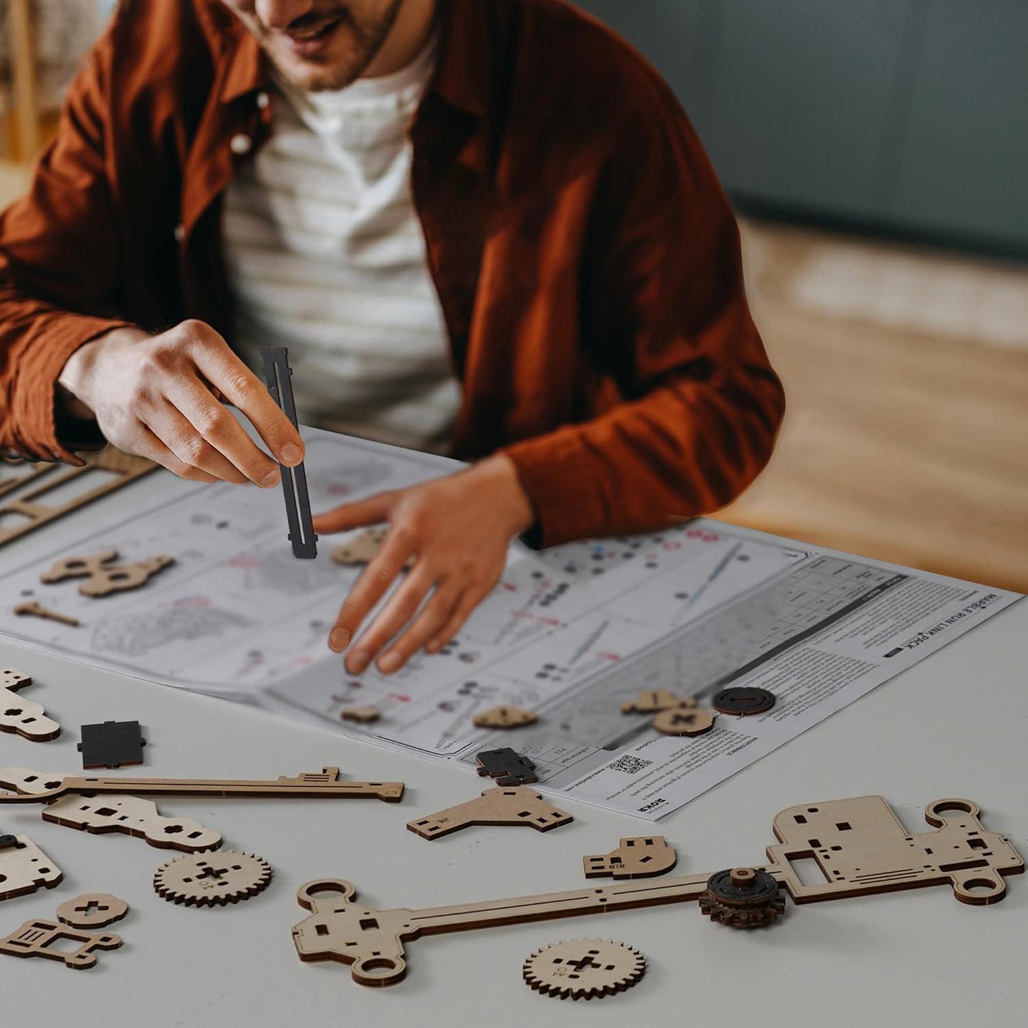 Rompecabezas 3D de Madera ROBOTIME - Carrera de Canicas LGA01/LGC01