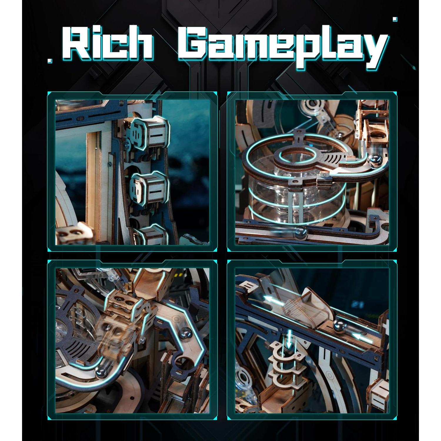 Rompecabezas 3D Motorizado ROBOTIME Puerto Espacial LGC01