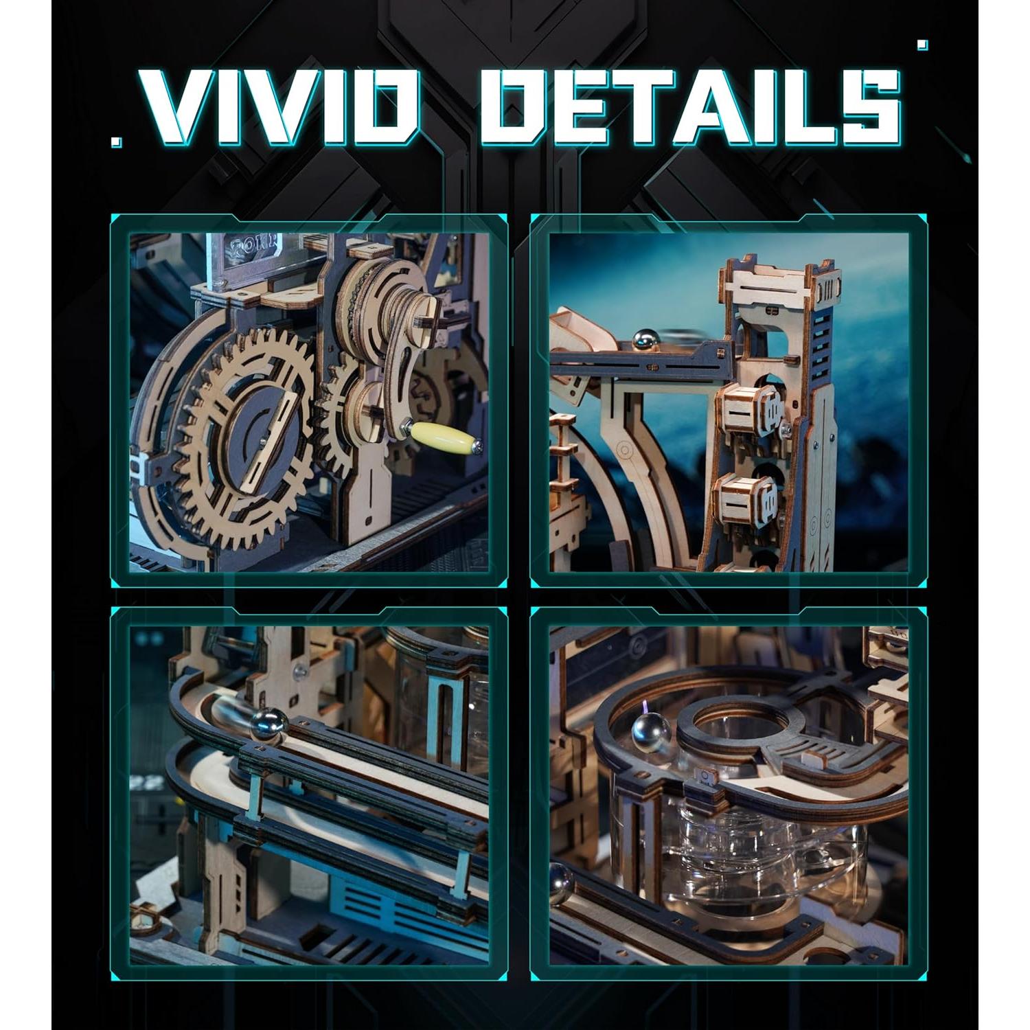 Rompecabezas 3D Motorizado ROBOTIME Puerto Espacial LGC01