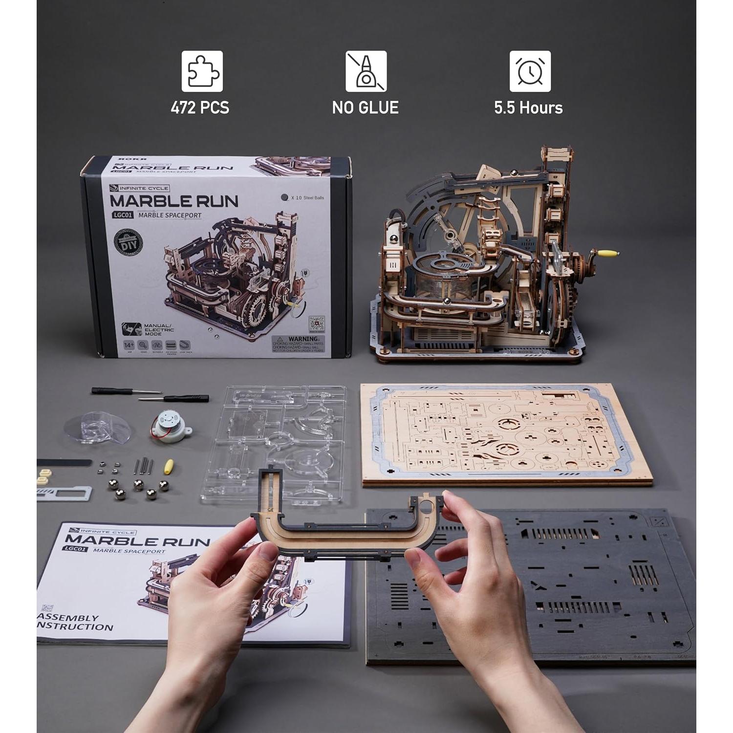 Rompecabezas 3D Motorizado ROBOTIME Puerto Espacial LGC01