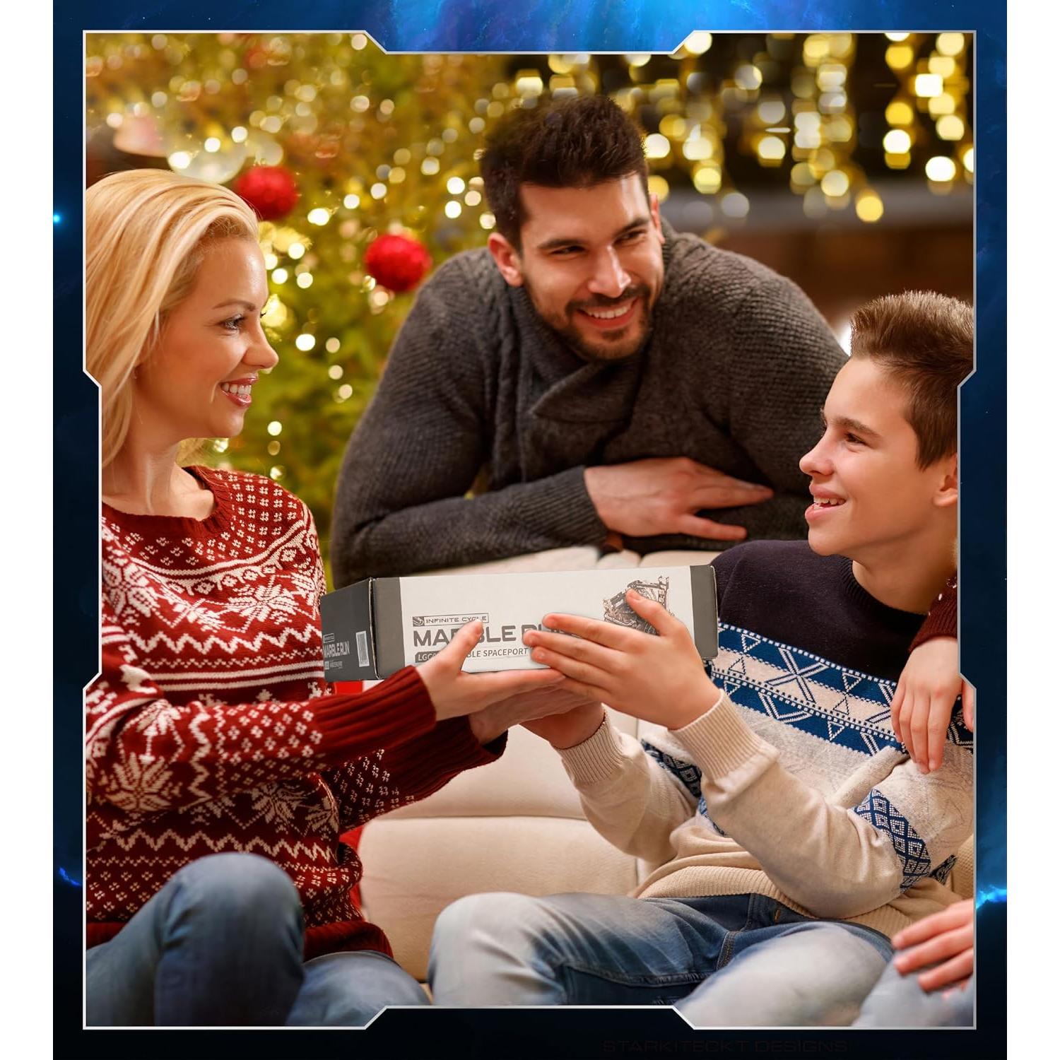 Rompecabezas 3D Motorizado ROBOTIME Puerto Espacial LGC01