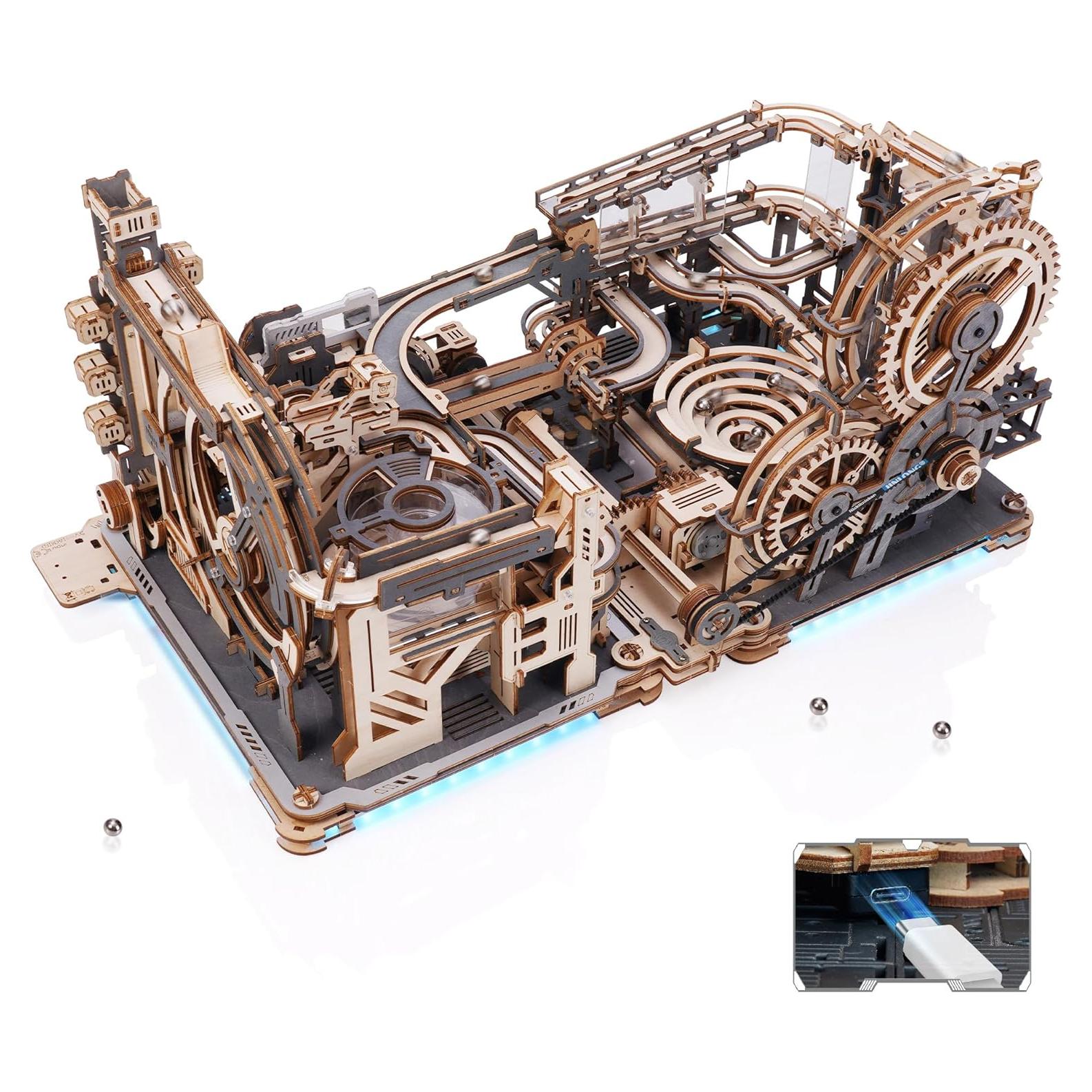 Rompecabezas 3D ROBOTIME LGC01 + LGA01 + Paquete de Enlace