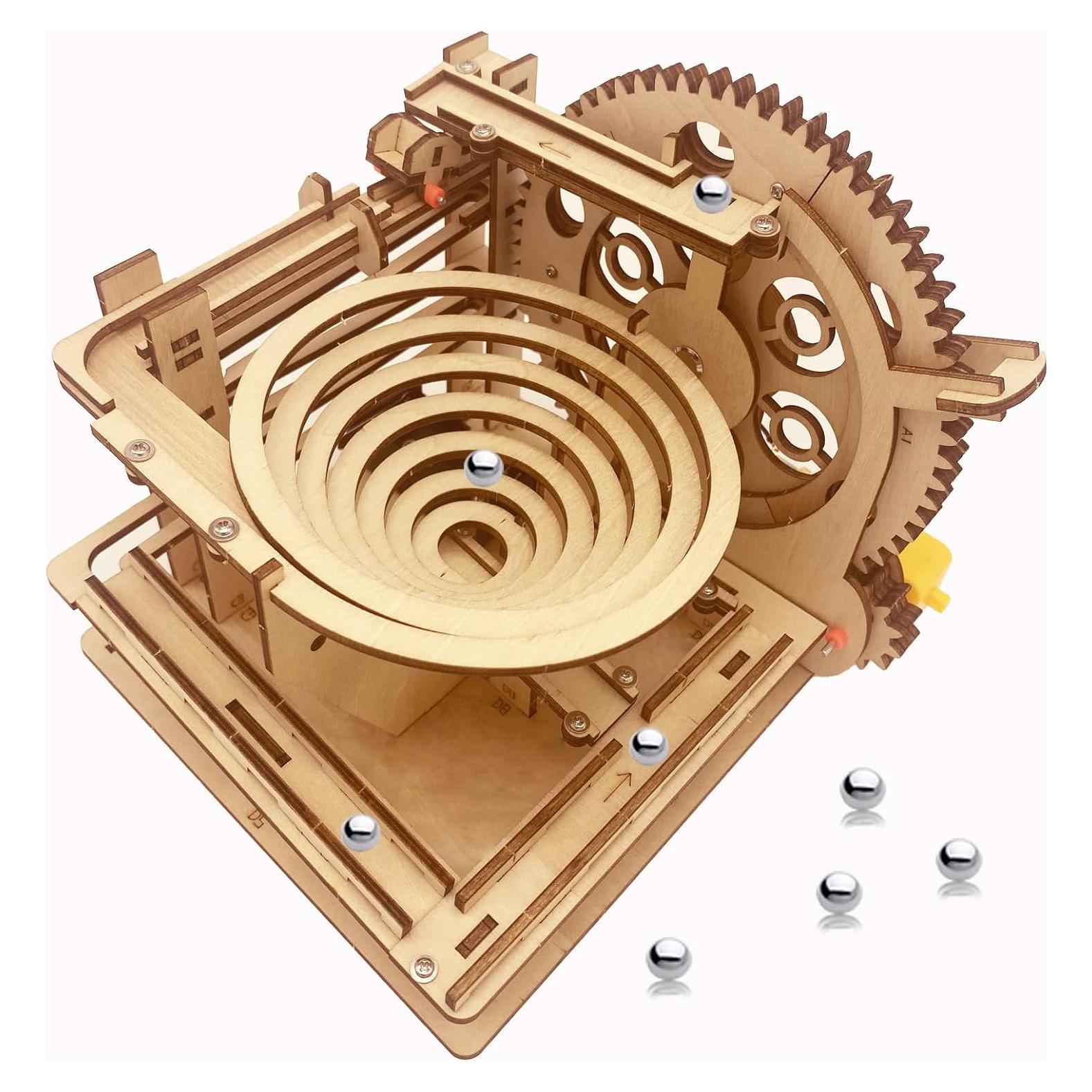 Rompecabezas 3D de Madera JGM con Canica - DIY para Adultos