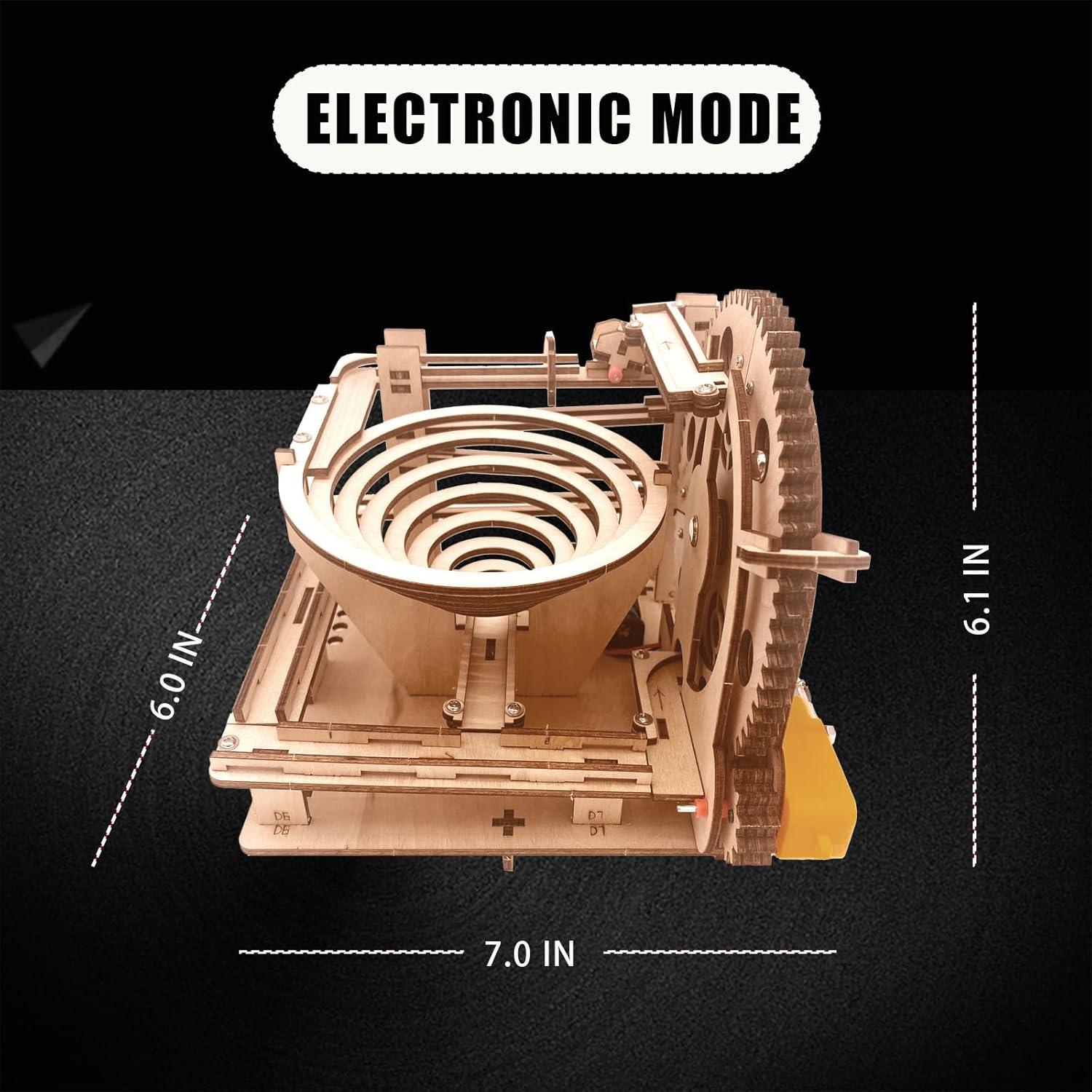 Rompecabezas 3D de Madera JGM con Canica - DIY para Adultos