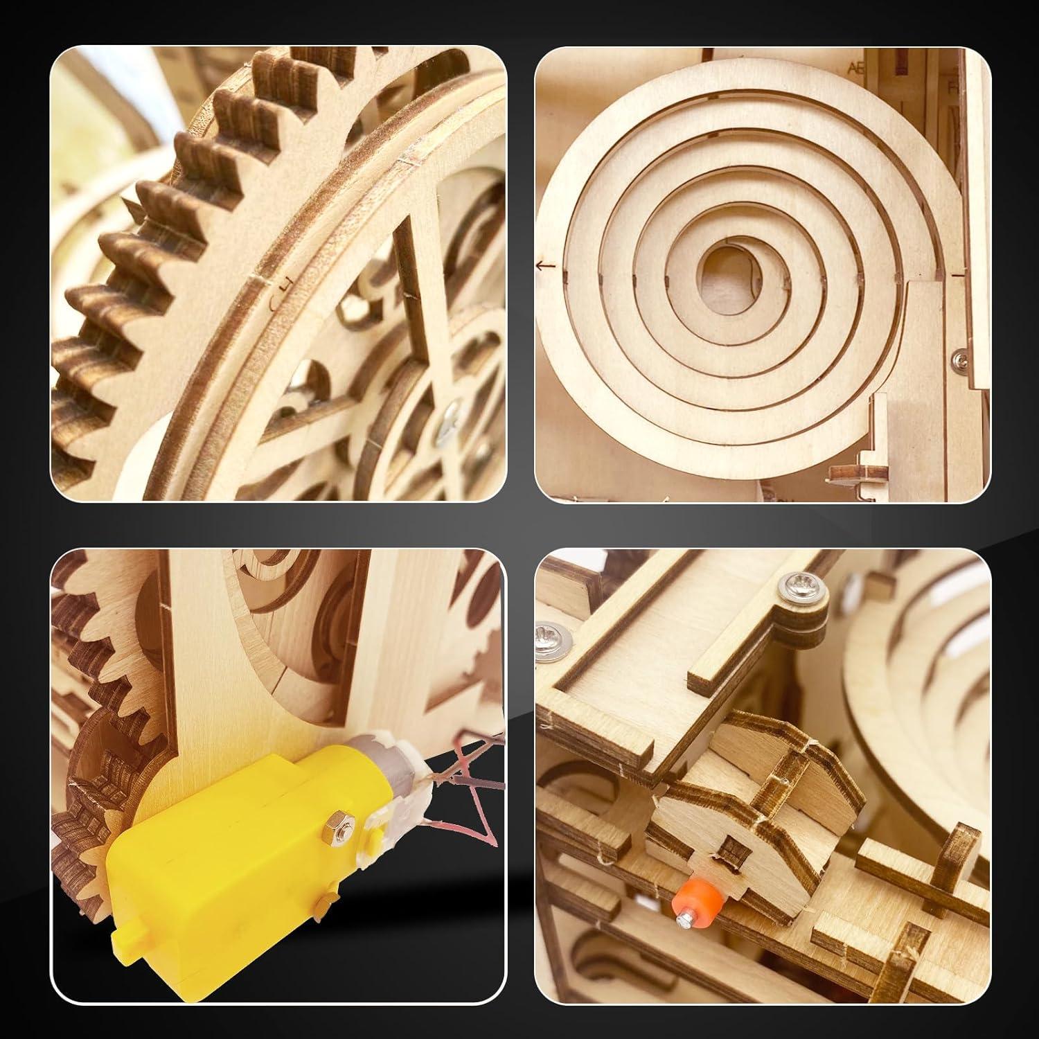 Rompecabezas 3D de Madera JGM con Canica - DIY para Adultos