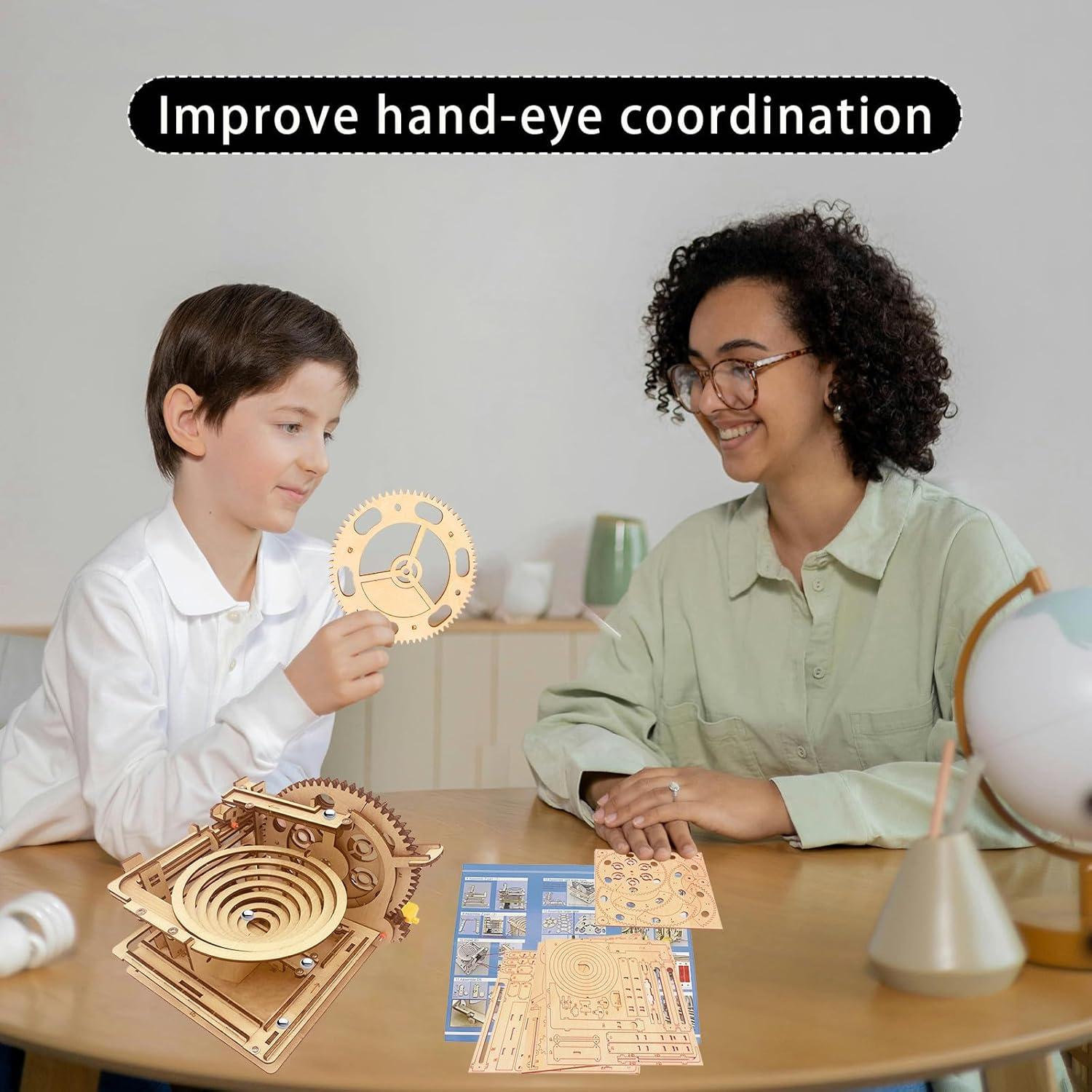 Rompecabezas 3D de Madera JGM con Canica - DIY para Adultos