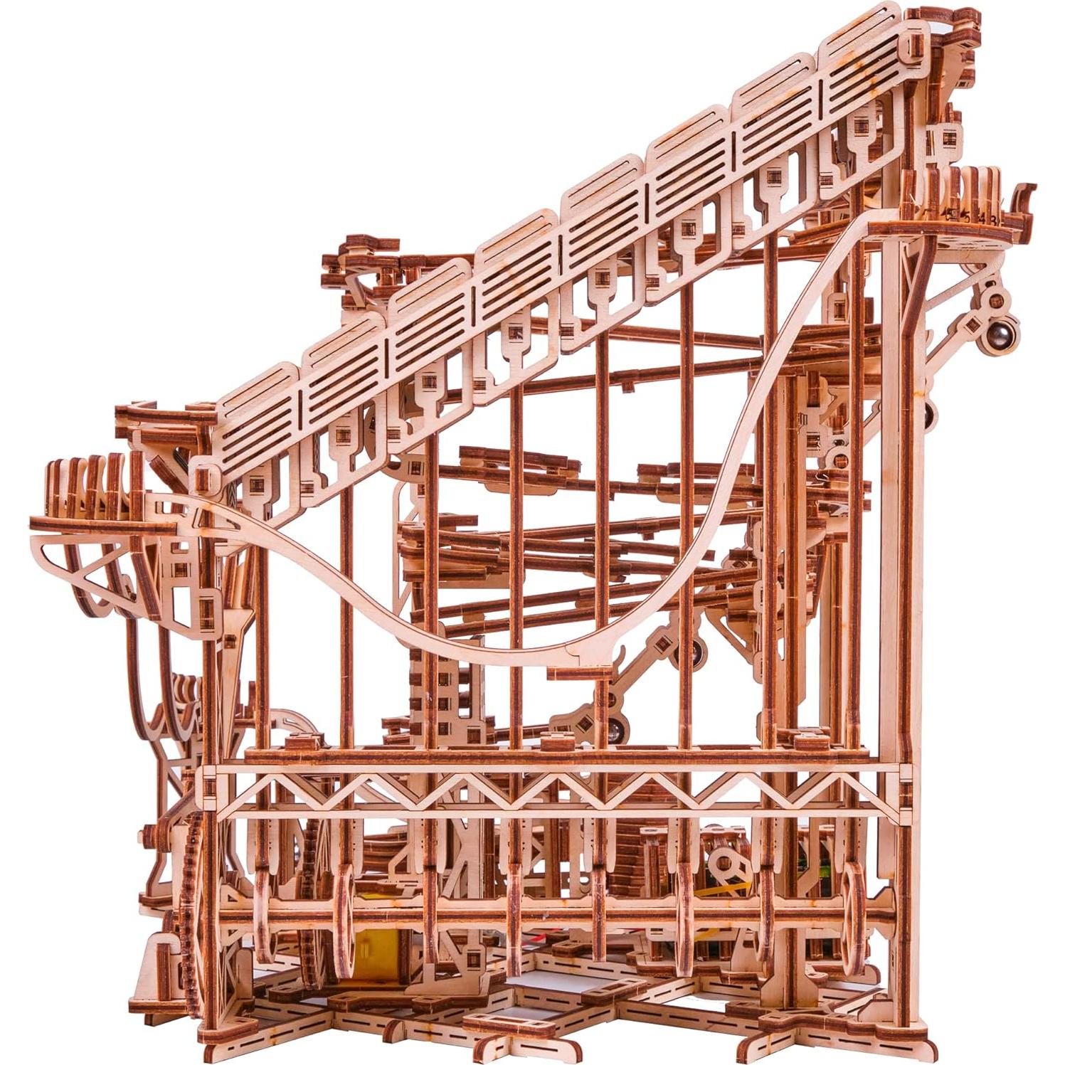 Wood Trick Carrera de Canicas en Espiral 3D - Rompecabezas de Madera