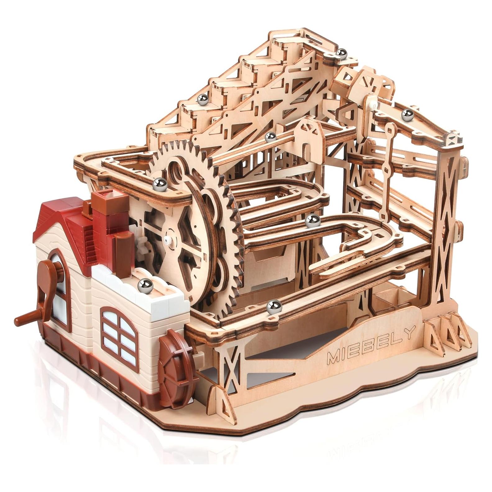 Rompecabezas 3D Miebely de Madera - Carrera de Canicas 235 Piezas