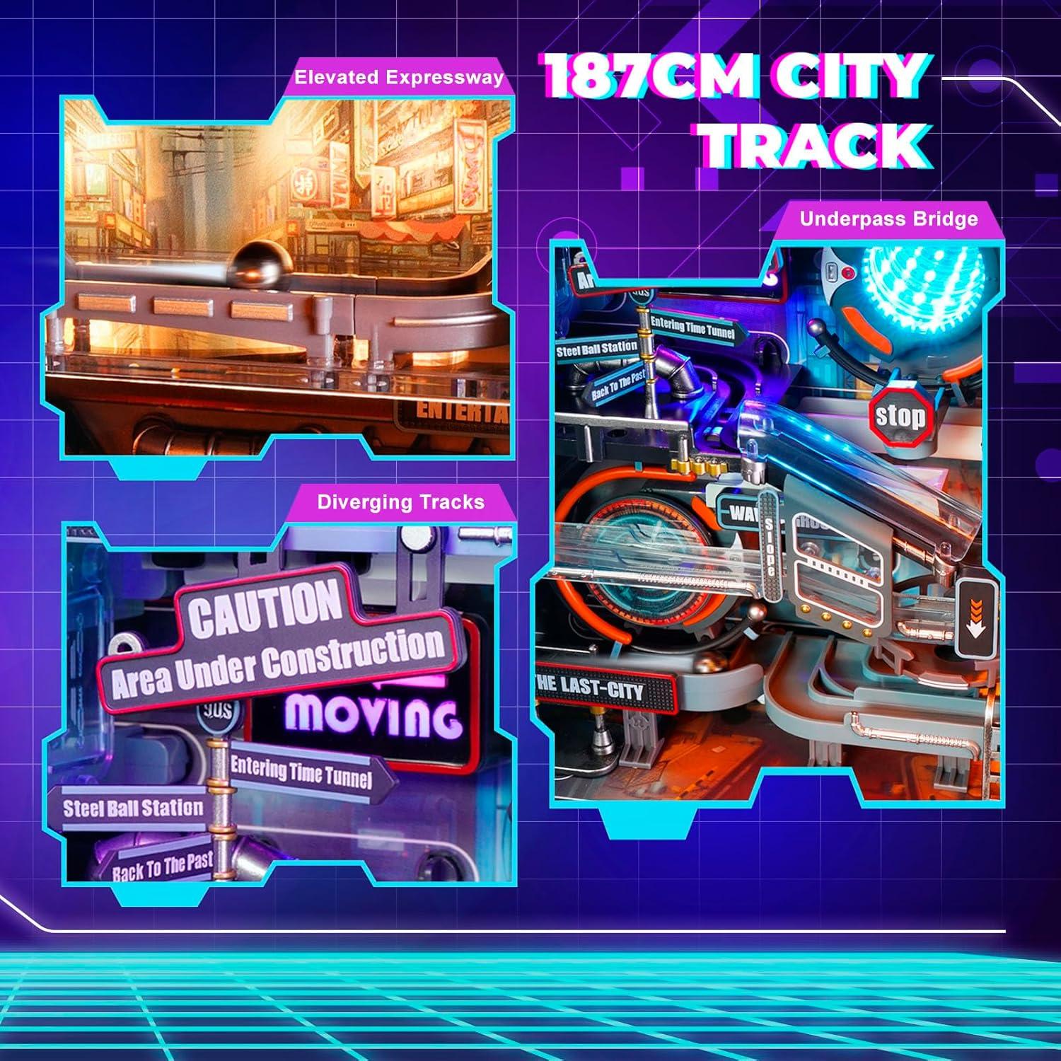 Kit de Rompecabezas 3D ROBOTIME MRX01 con LED - Ciudad Futuro