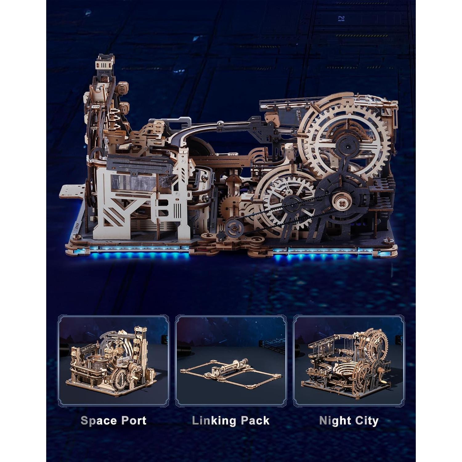 Rompecabezas 3D Wowood - Set Carreras de Canicas 3.85 kg