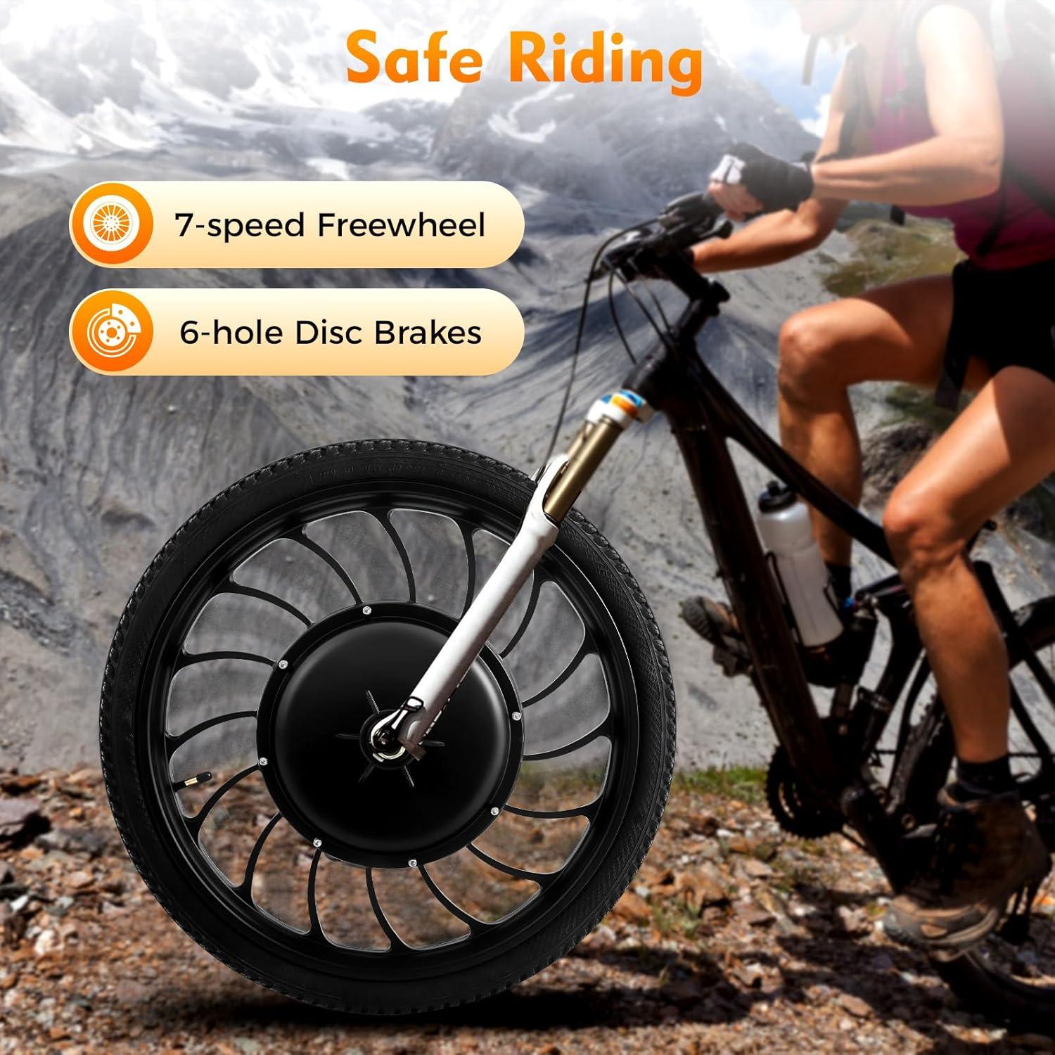 Kit Motor Cubo Bicicleta Eléctrica 20" 1000W HinLIaDa