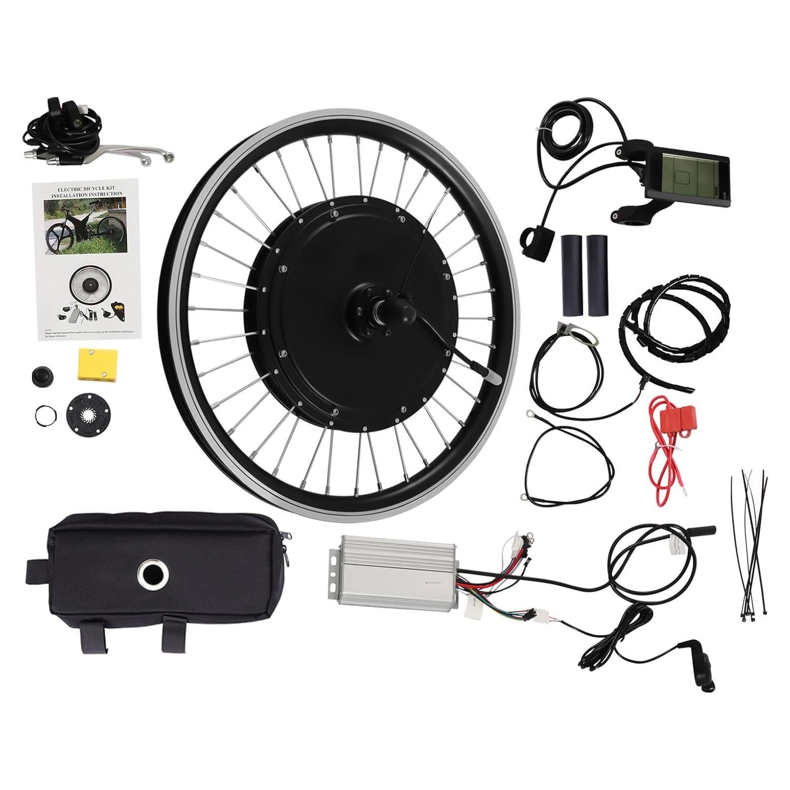 Kit de Conversión E-Bike LUNUMAOS 500W Rueda Delantera 20"