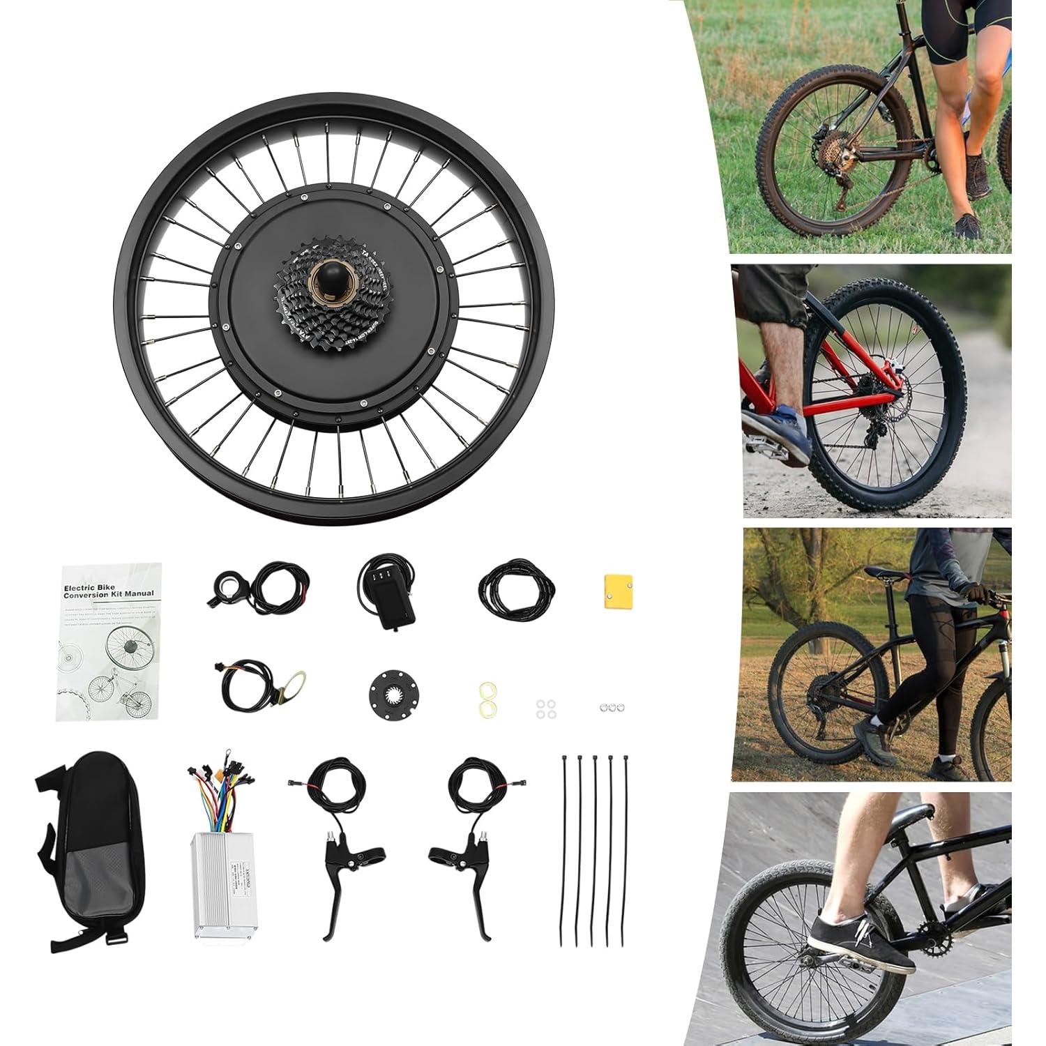 Kit de Conversión E-Bike JAYGOVAN 1000W 48V 20"/26"