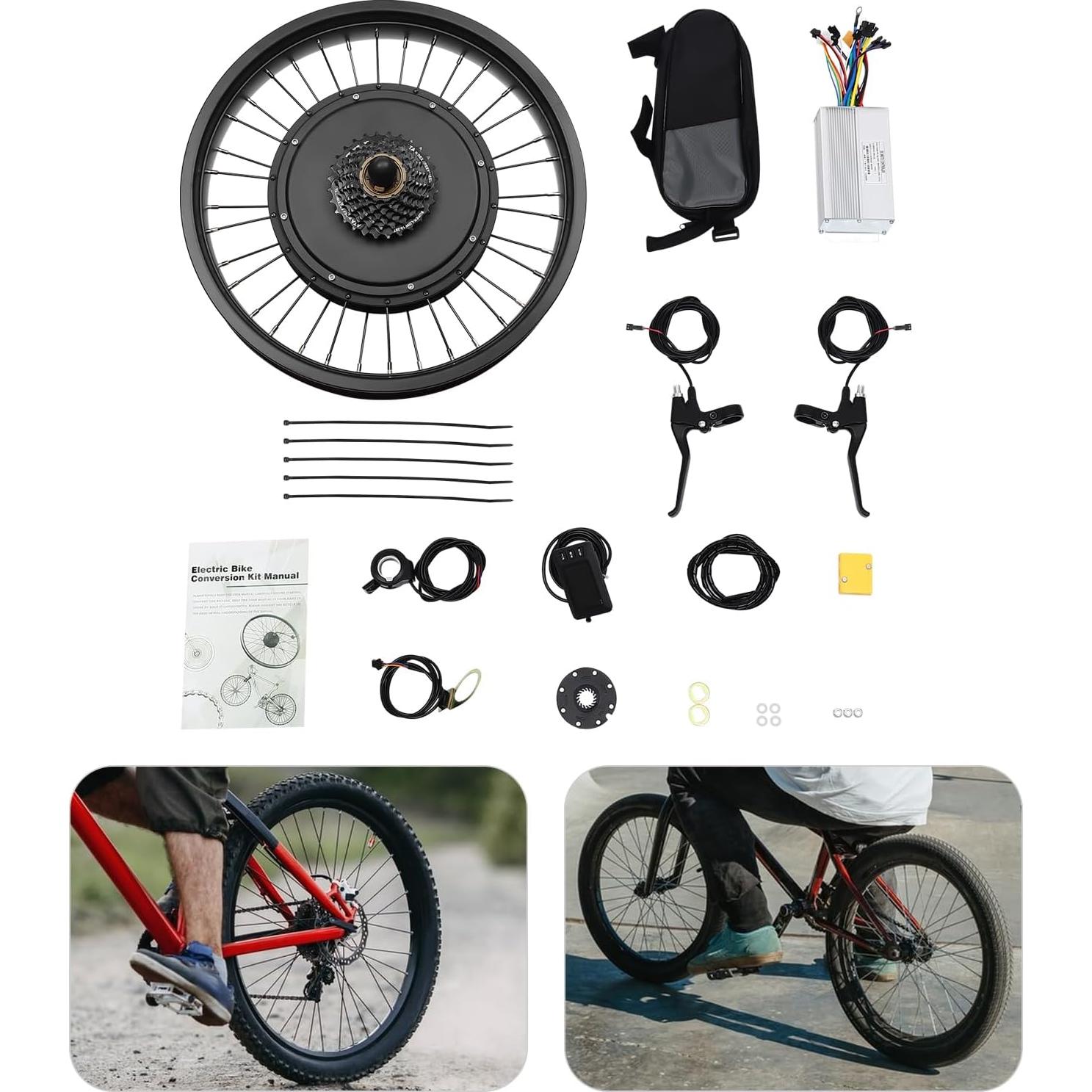 Kit de Conversión E-Bike JAYGOVAN 1000W 48V 20"/26"