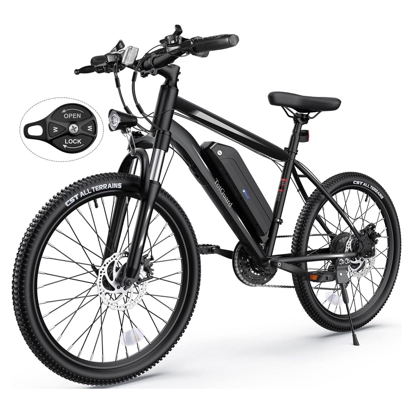 Bicicleta Eléctrica TotGuard T-266-UL 26" 500W 21 Velocidades